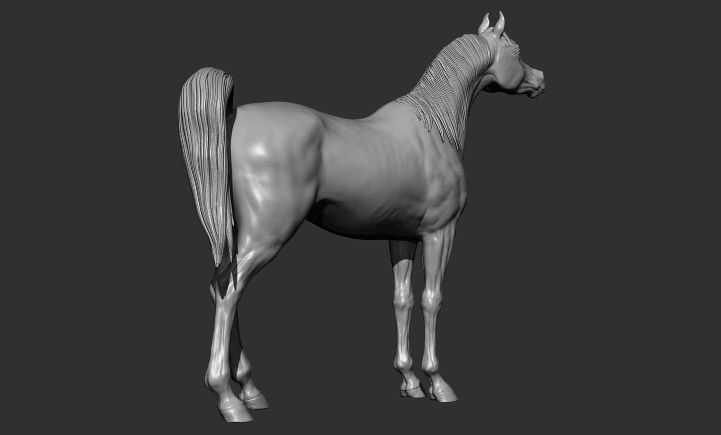 Choose your own pose - Arabian resin- All scales - white resin ready to prep / paint