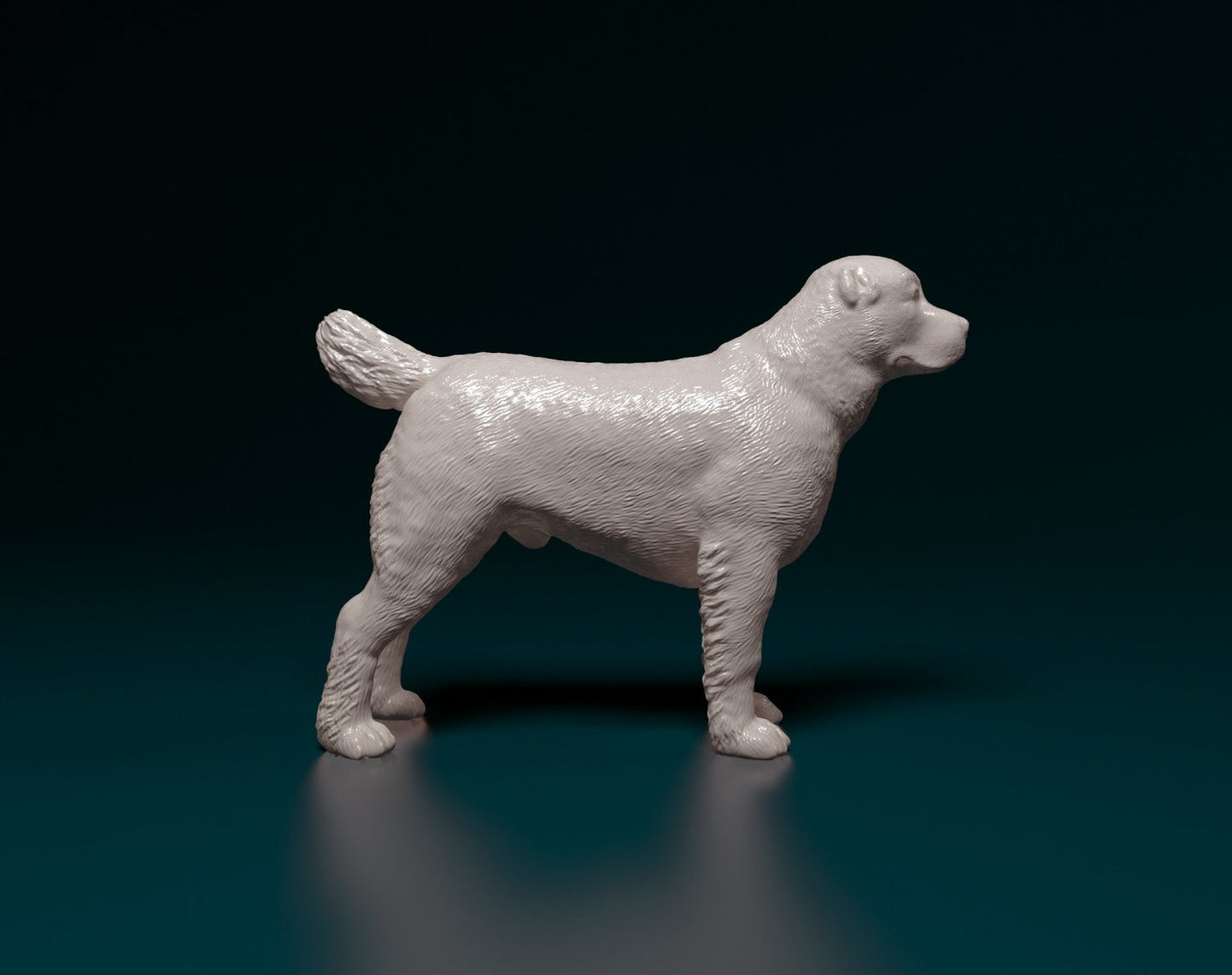 Central asian shepherd artist resin - white resin ready to prep / paint ALL SCALES