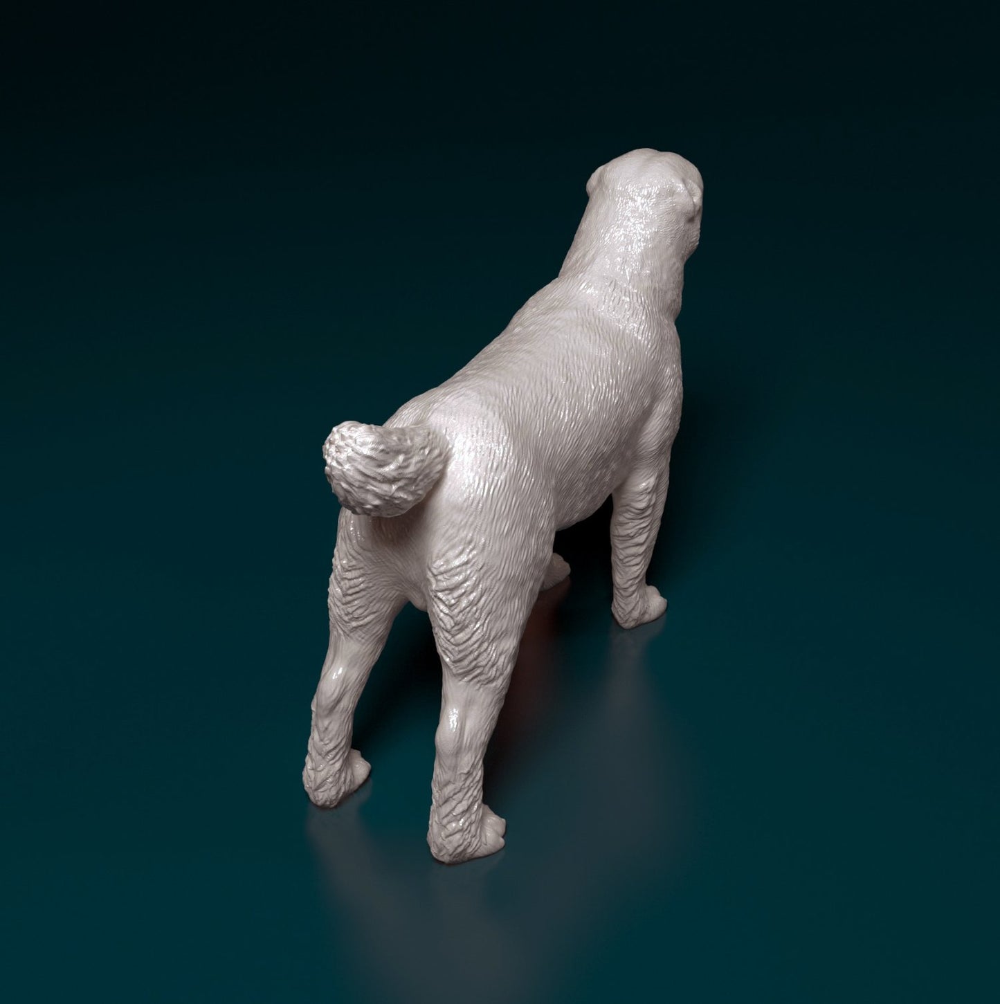 Central asian shepherd artist resin - white resin ready to prep / paint ALL SCALES