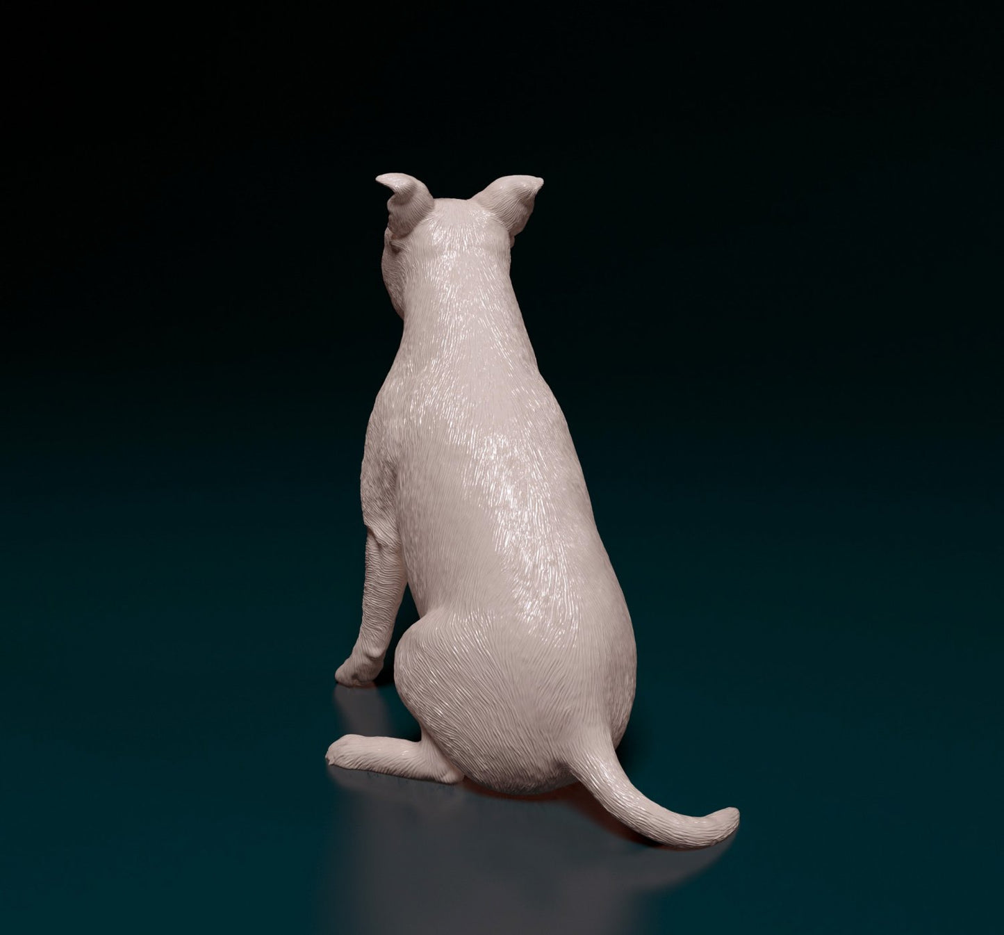 American staffordshire bull terrier artist resin - white resin ready to prep / paint ALL SCALES