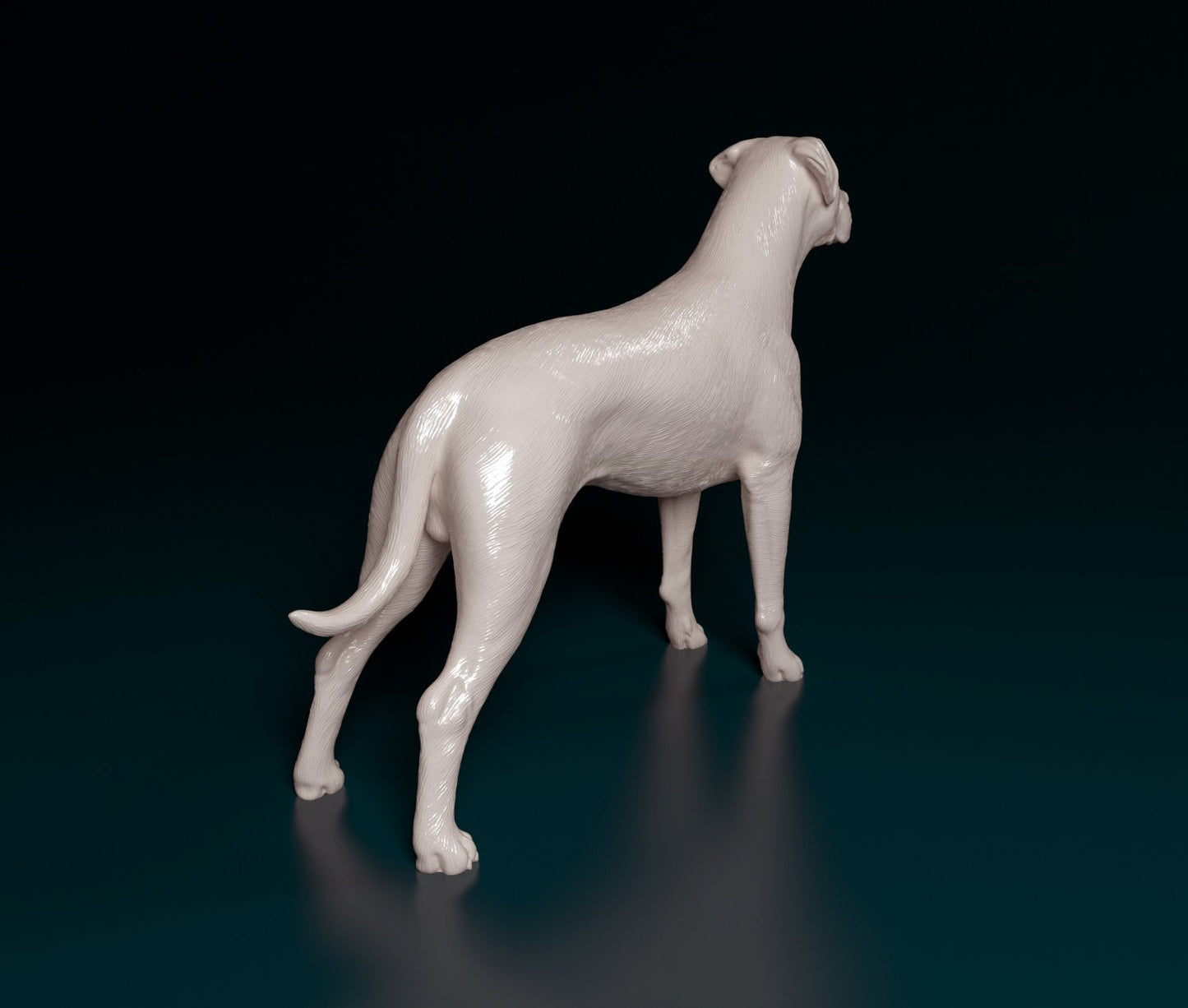 Dogo argentino artist resin - white resin ready to prep / paint ALL SCALES