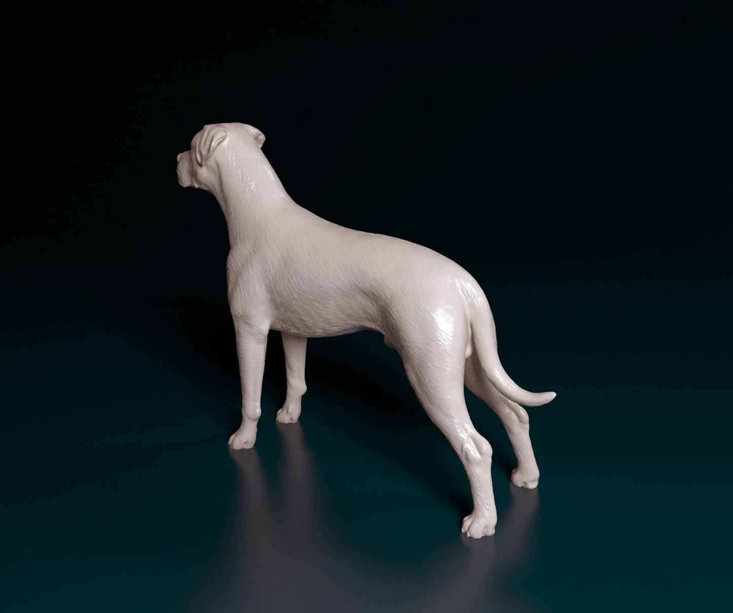 Dogo argentino artist resin - white resin ready to prep / paint ALL SCALES