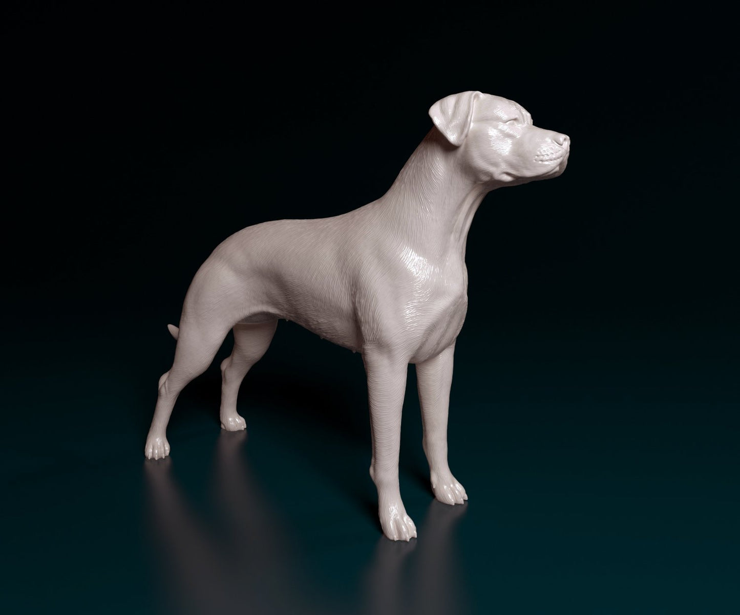 Dogo argentino artist resin - white resin ready to prep / paint ALL SCALES