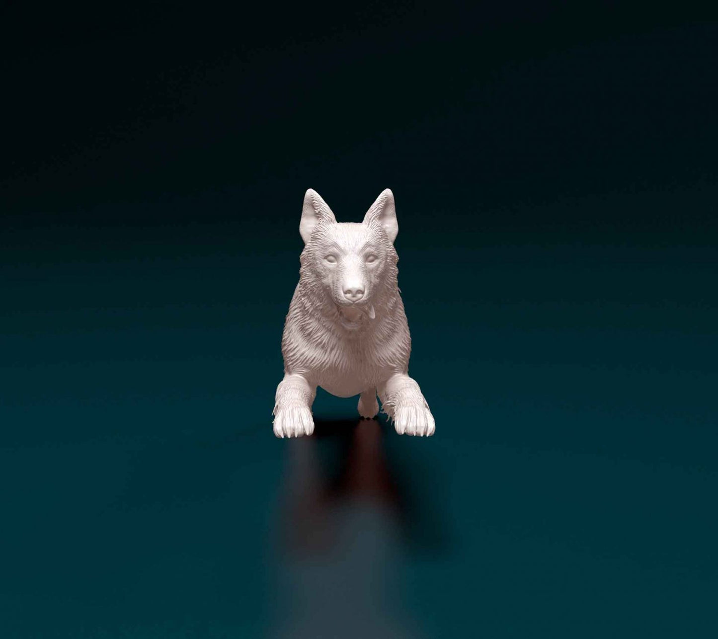 Aussie running artist resin - white resin ready to prep / paint ALL SCALES