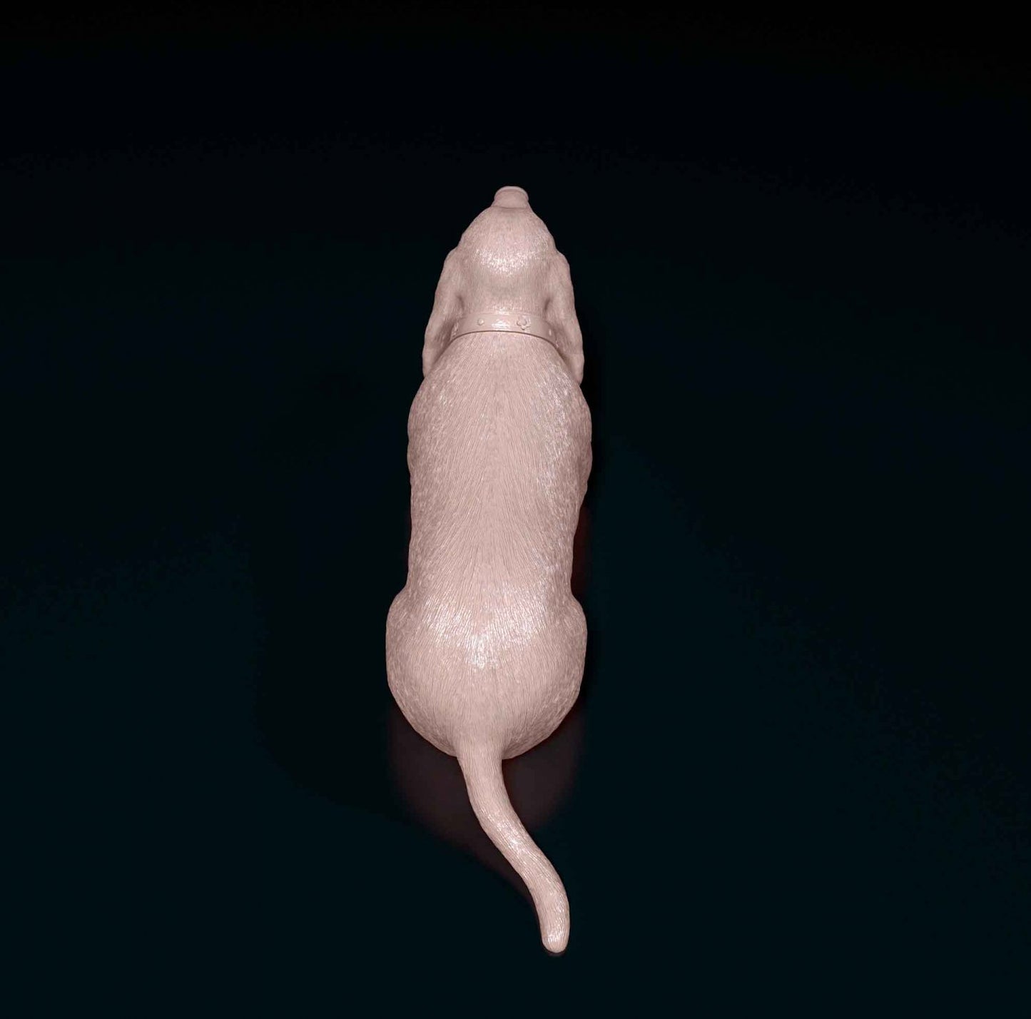 Basset hound artist resin - white resin ready to prep / paint ALL SCALES