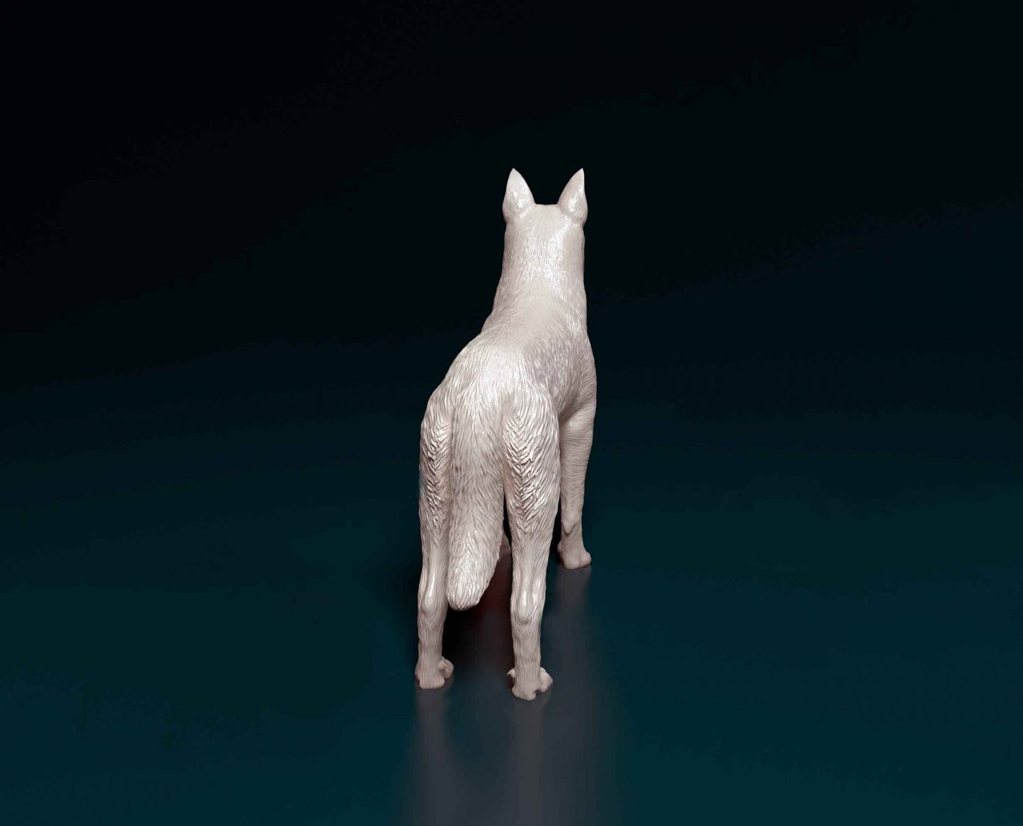 Bauceron dog artist resin - white resin ready to prep / paint ALL SCALES