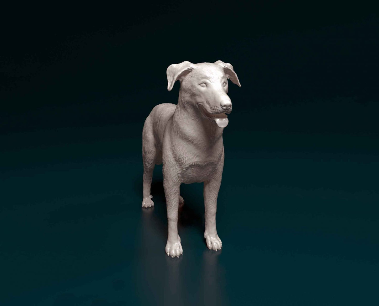 Bauceron dog artist resin - white resin ready to prep / paint ALL SCALES