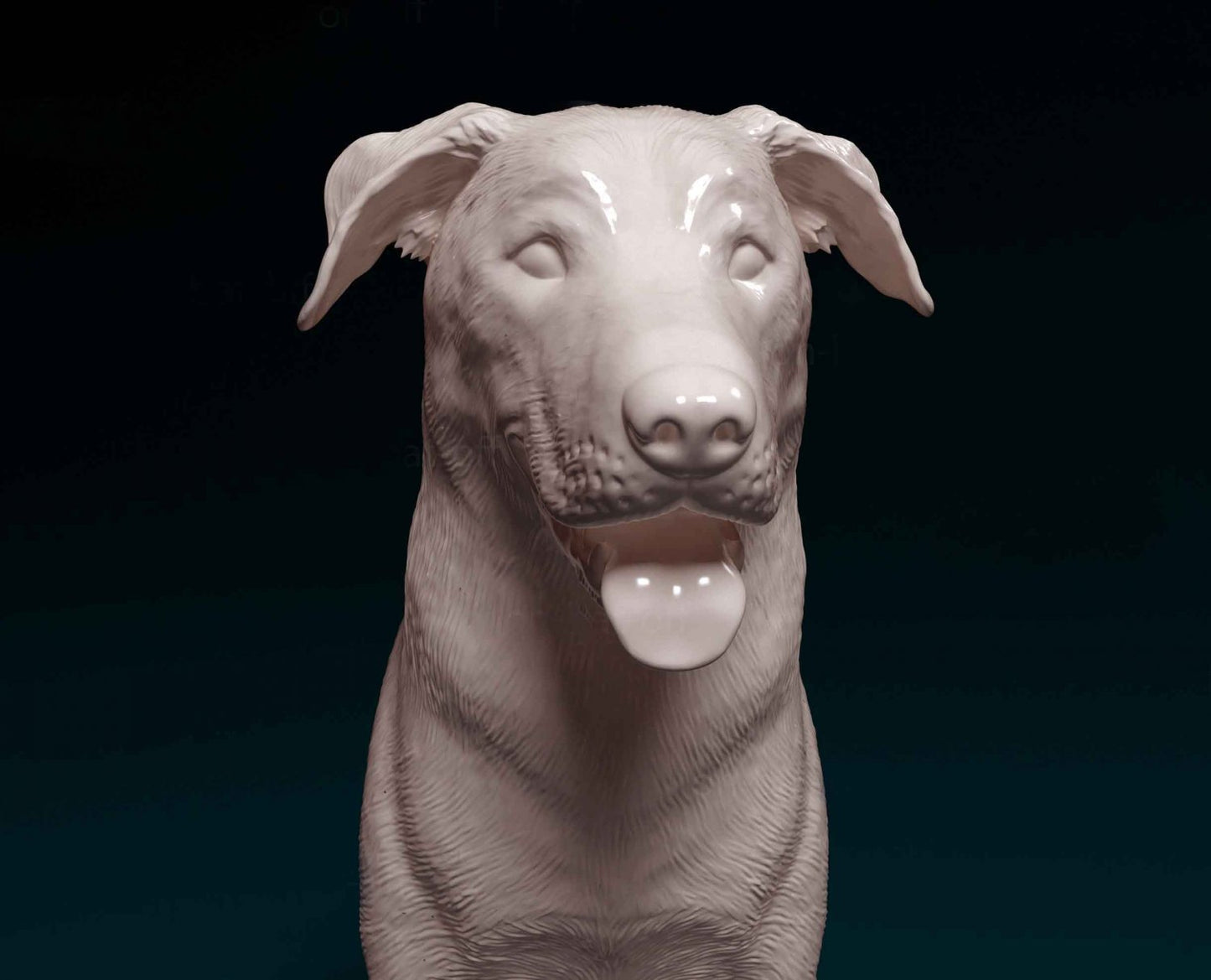 Bauceron dog artist resin - white resin ready to prep / paint ALL SCALES