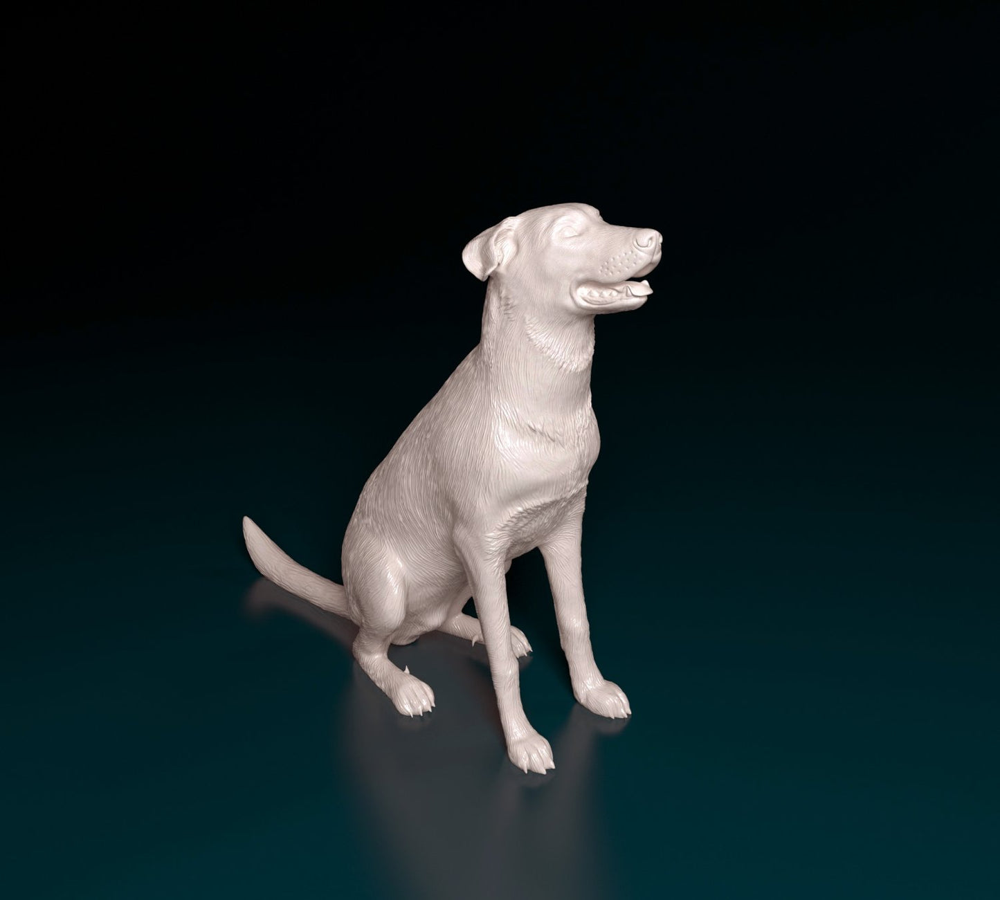 Bauceron 2 dog artist resin - white resin ready to prep / paint ALL SCALES
