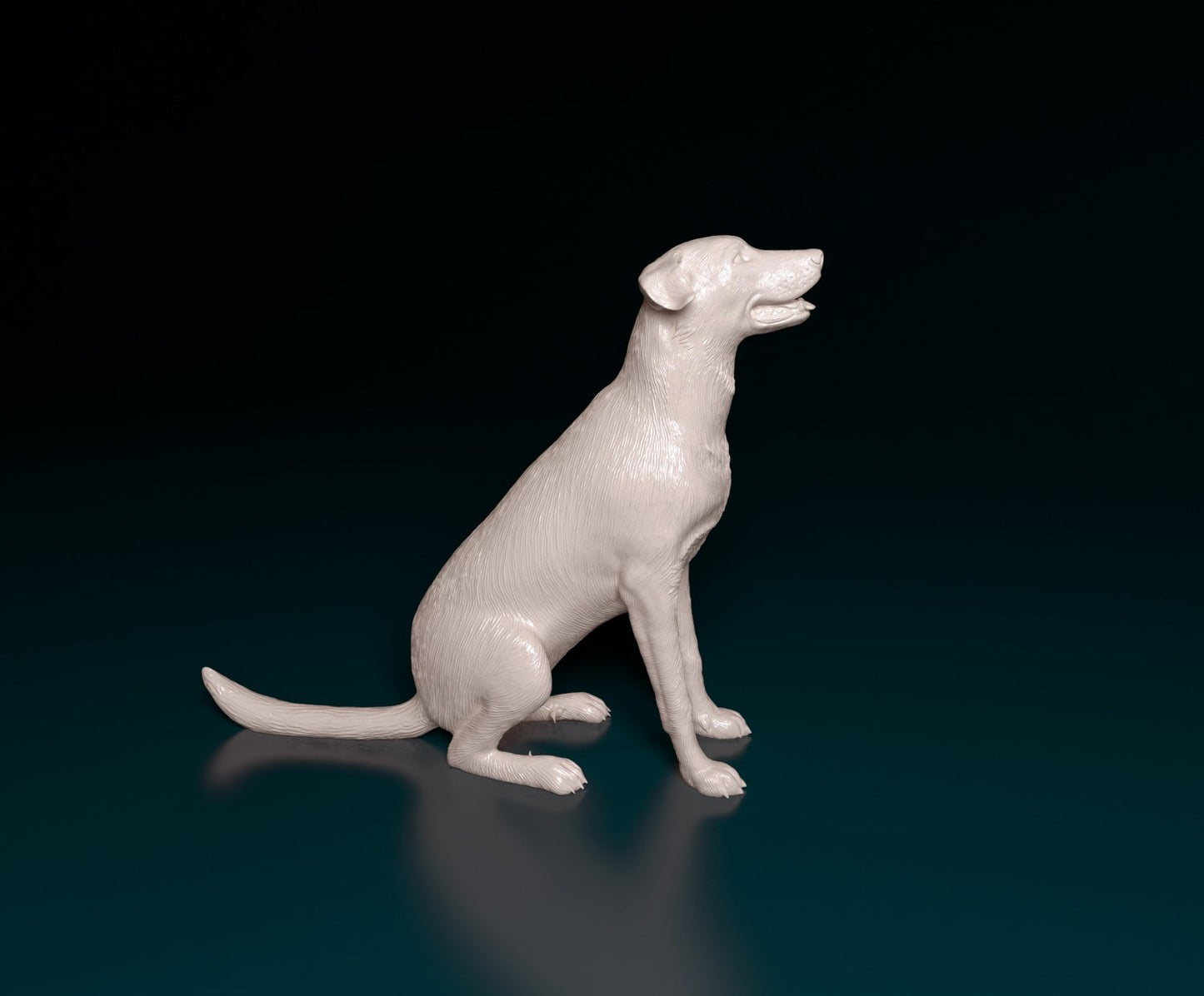 Bauceron 2 dog artist resin - white resin ready to prep / paint ALL SCALES