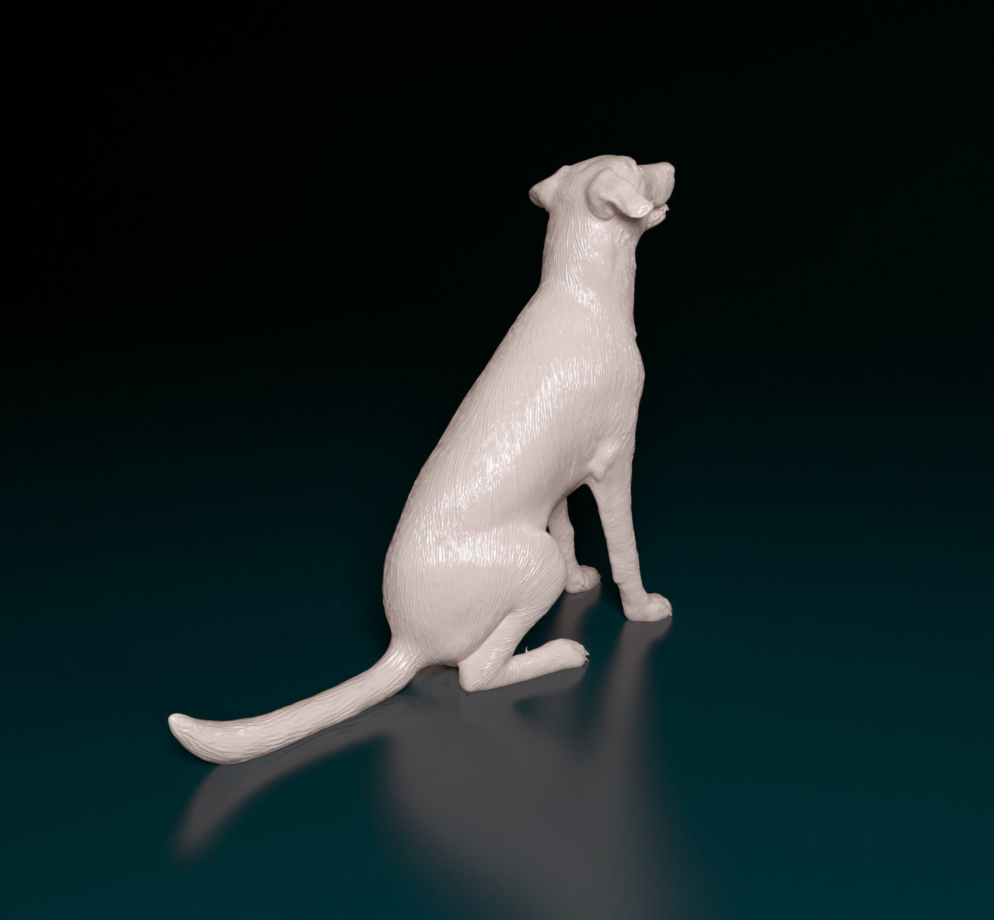 Bauceron 2 dog artist resin - white resin ready to prep / paint ALL SCALES