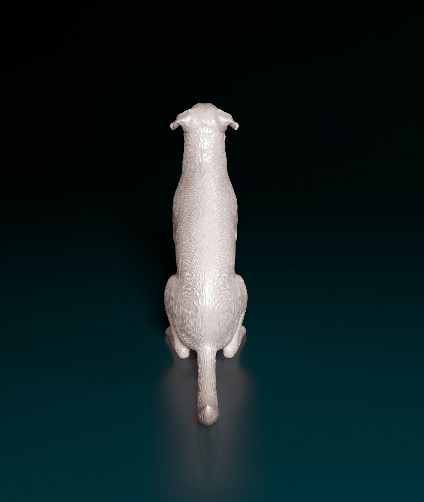 Bauceron 2 dog artist resin - white resin ready to prep / paint ALL SCALES