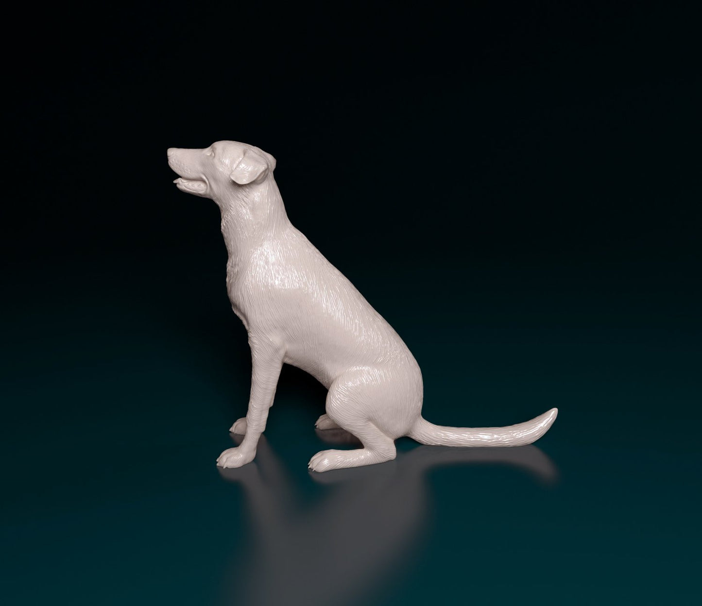 Bauceron 2 dog artist resin - white resin ready to prep / paint ALL SCALES