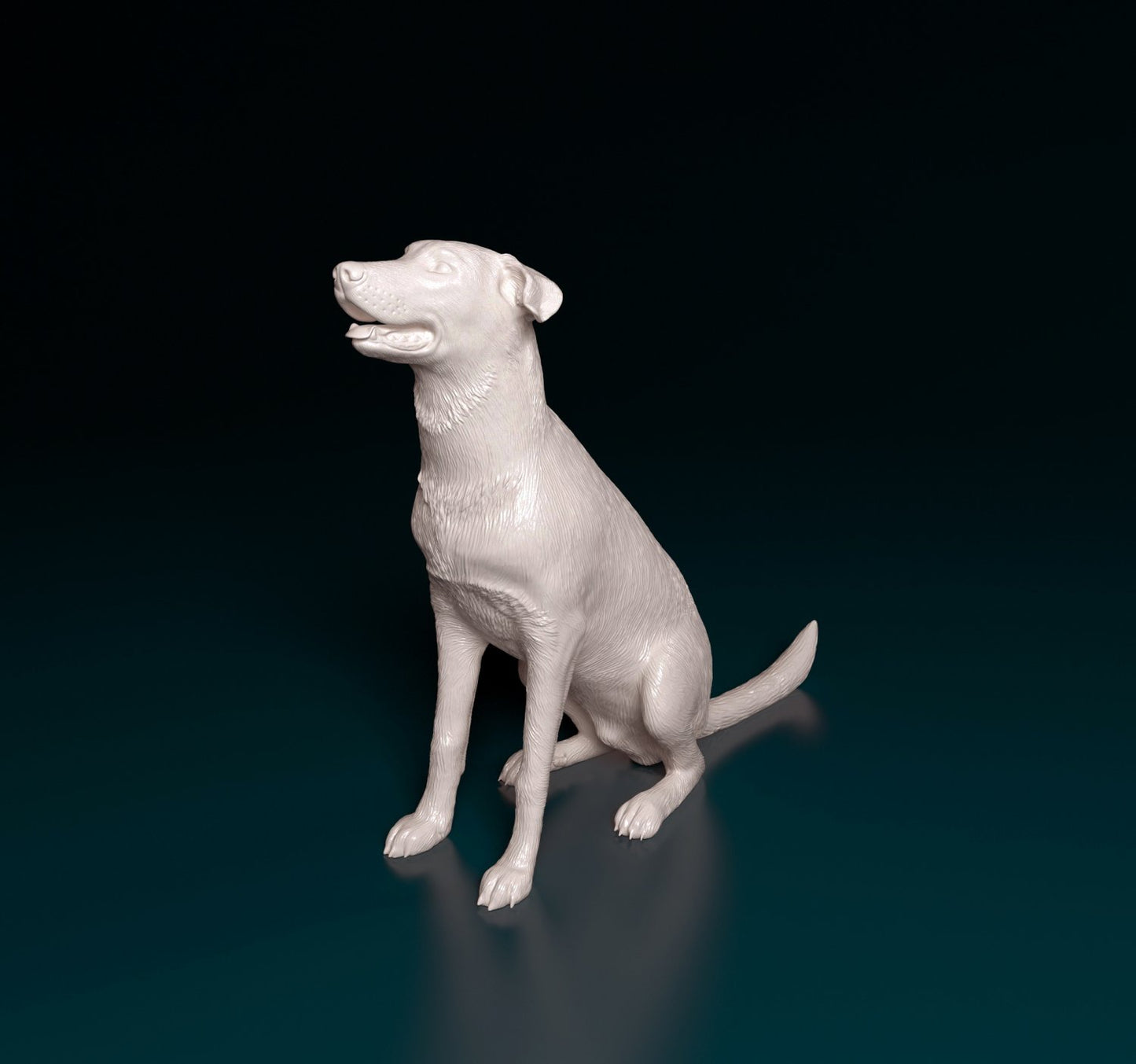 Bauceron 2 dog artist resin - white resin ready to prep / paint ALL SCALES