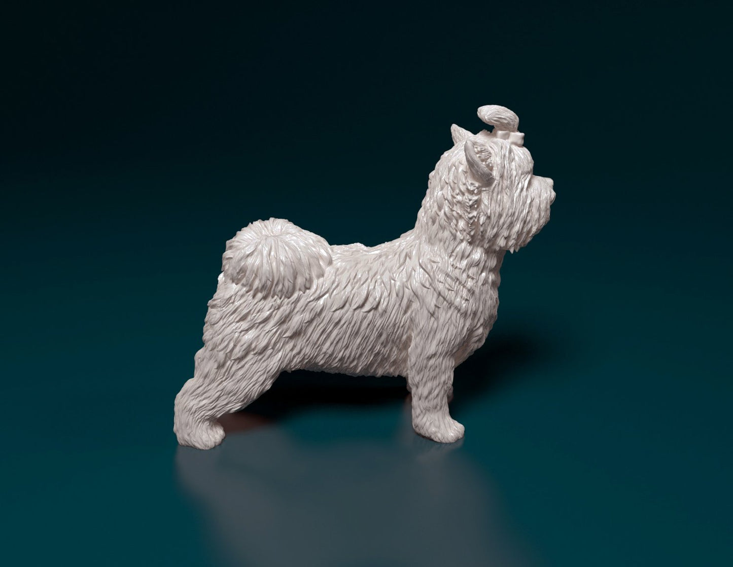 biewer yorkshire terrier artist resin - white resin ready to prep / paint ALL SCALES