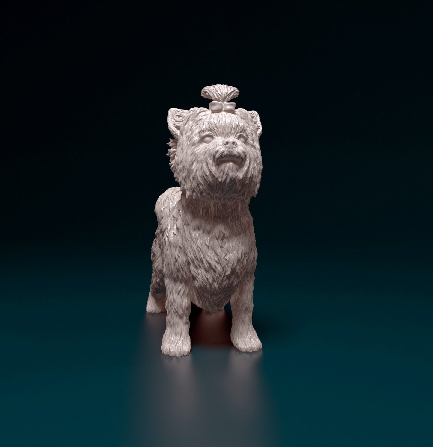 biewer yorkshire terrier artist resin - white resin ready to prep / paint ALL SCALES