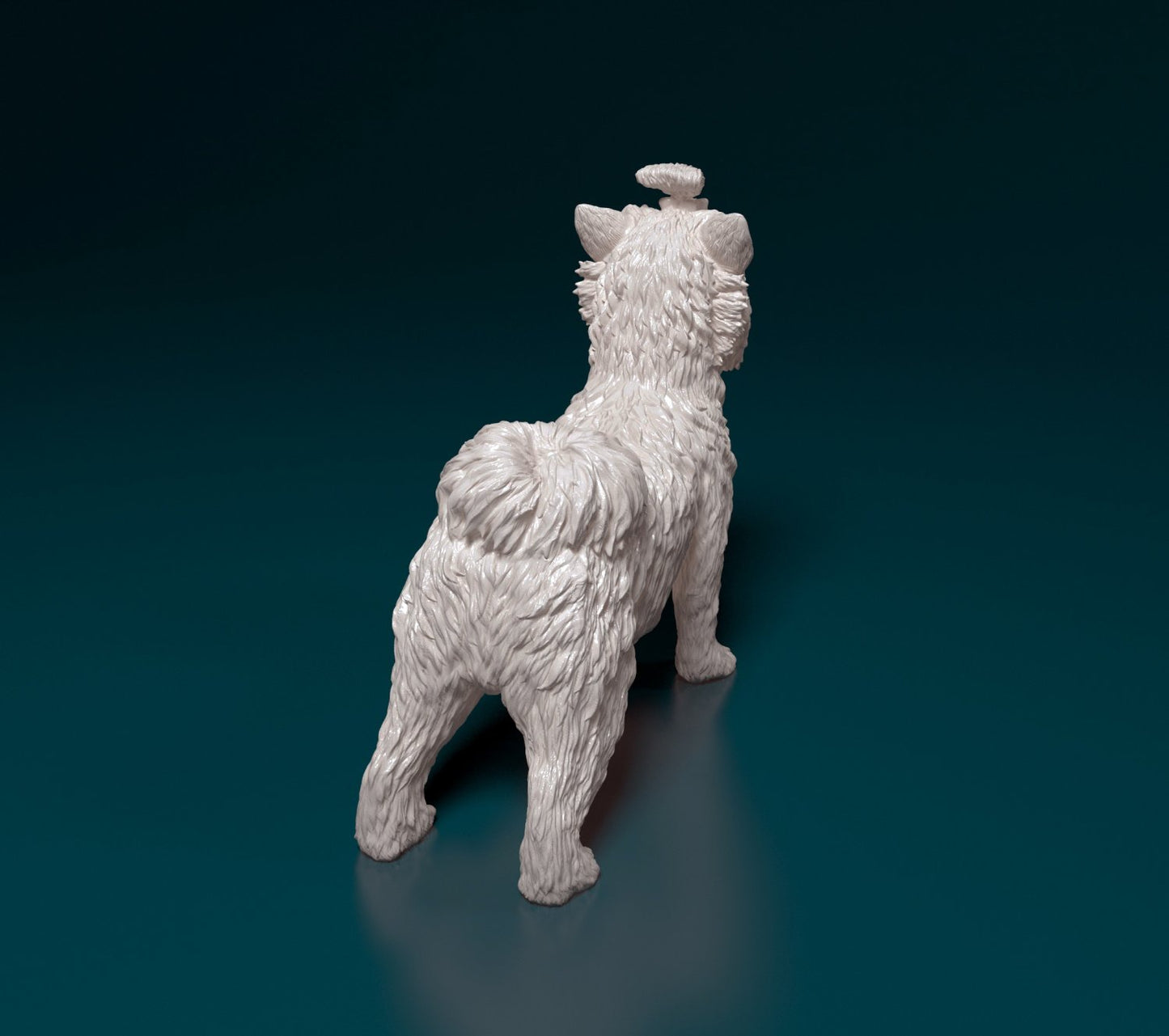 biewer yorkshire terrier artist resin - white resin ready to prep / paint ALL SCALES