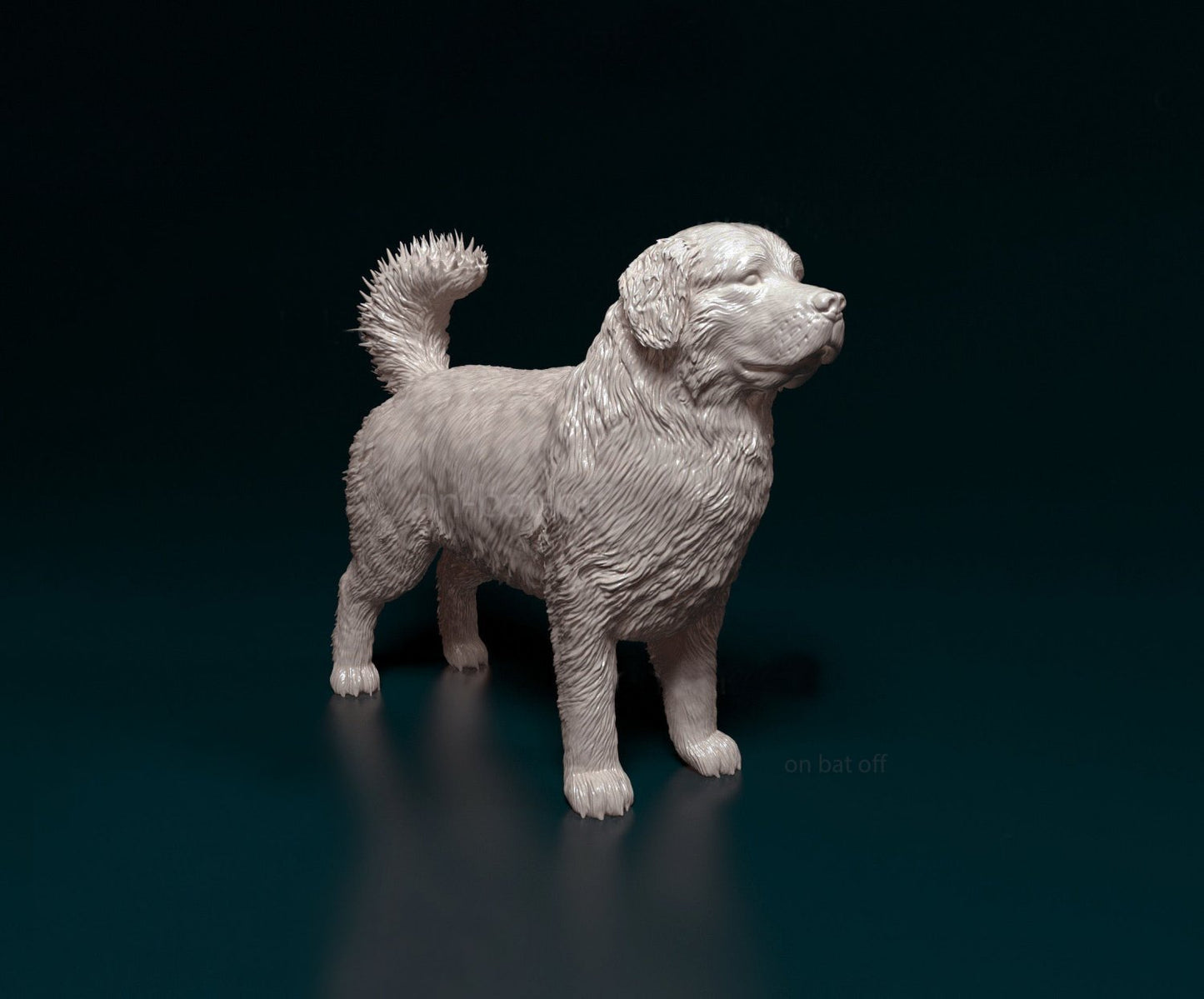 Bernese mountain dog artist resin - white resin ready to prep / paint ALL SCALES
