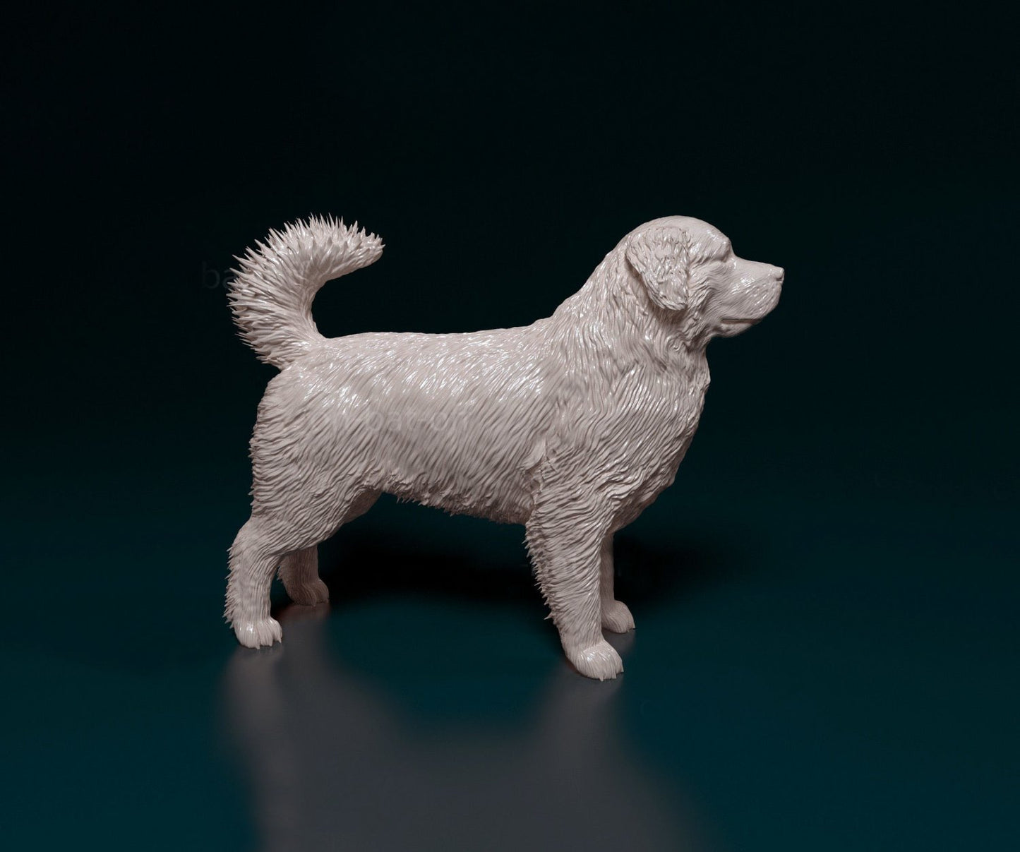Bernese mountain dog artist resin - white resin ready to prep / paint ALL SCALES