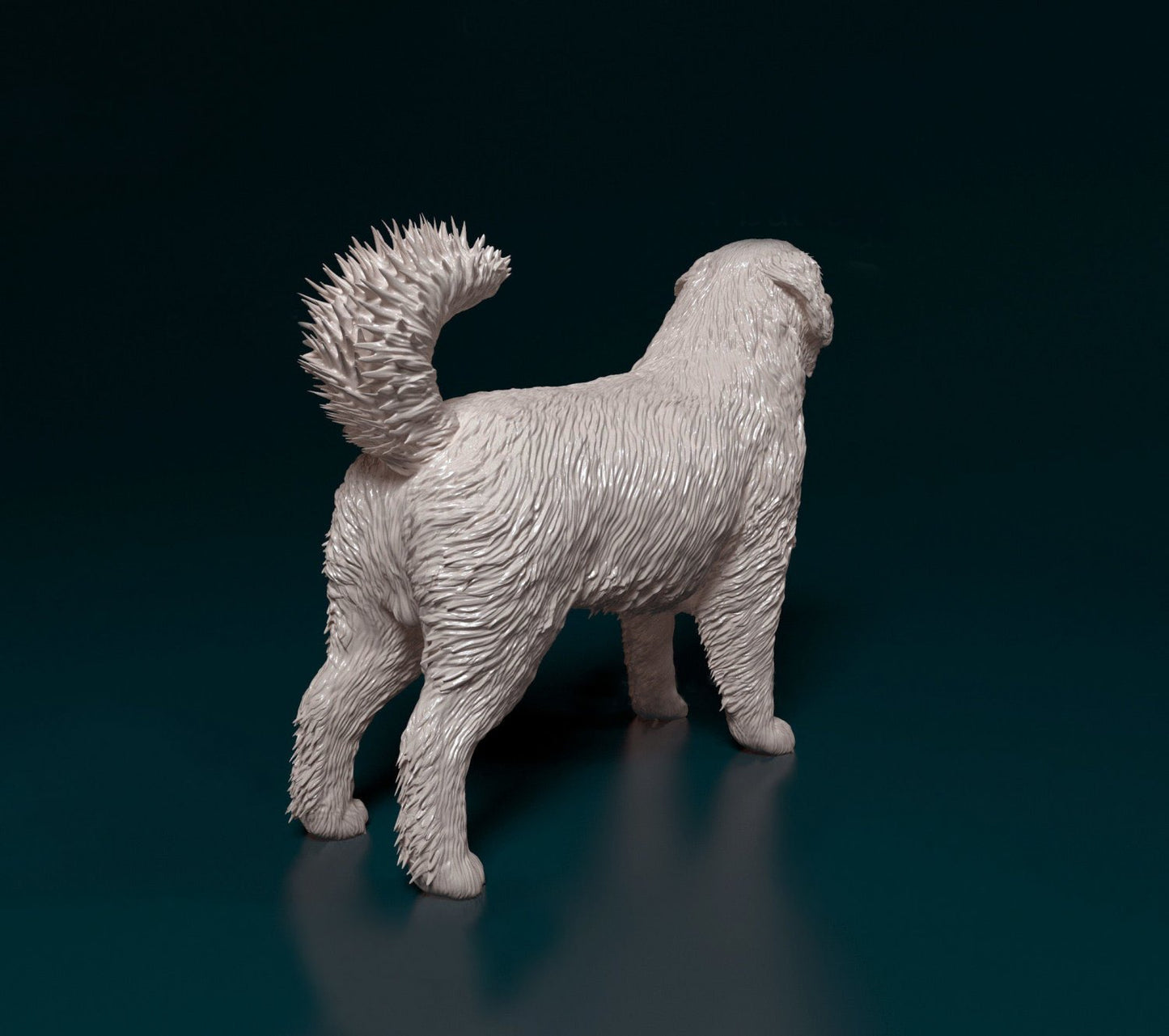 Bernese mountain dog artist resin - white resin ready to prep / paint ALL SCALES