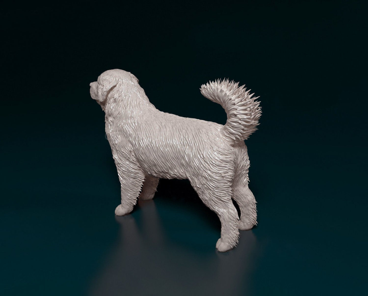 Bernese mountain dog artist resin - white resin ready to prep / paint ALL SCALES