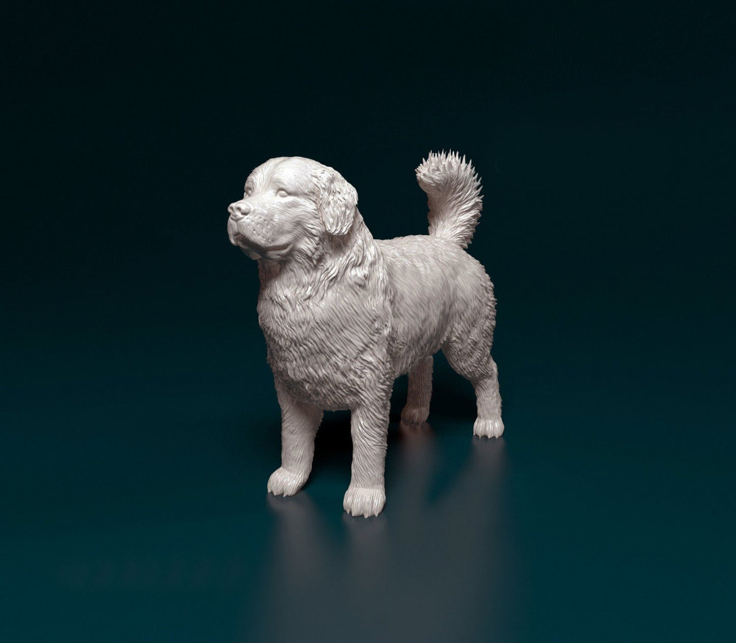 Bernese mountain dog artist resin - white resin ready to prep / paint ALL SCALES