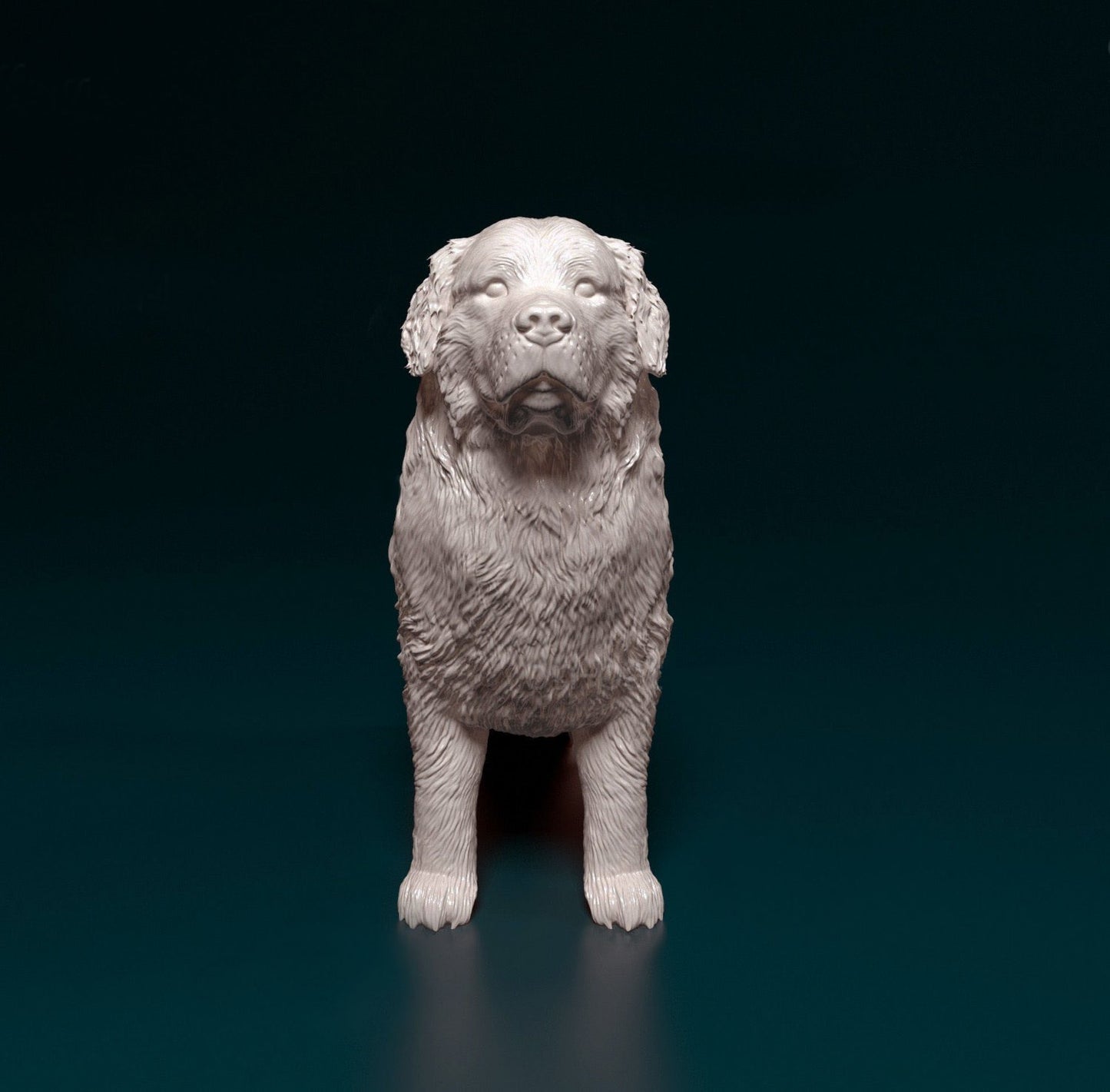 Bernese mountain dog artist resin - white resin ready to prep / paint ALL SCALES