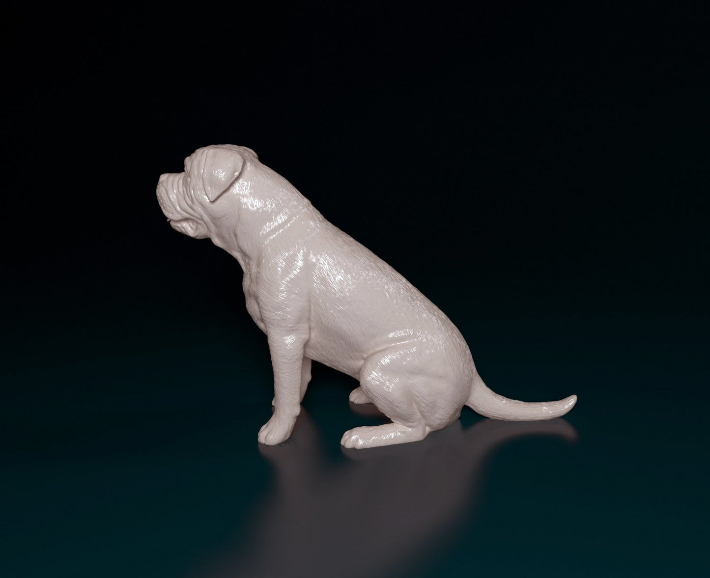 Bullmastif artist resin - white resin ready to prep / paint ALL SCALES