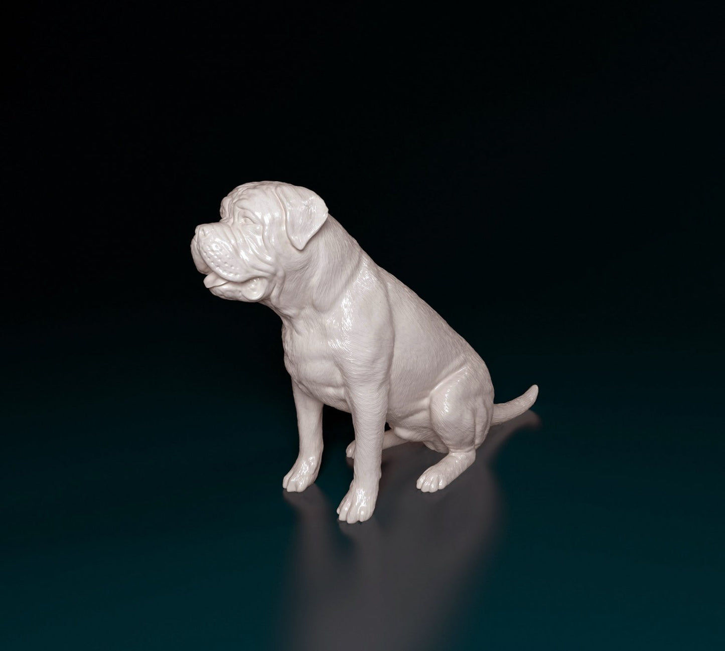 Bullmastif artist resin - white resin ready to prep / paint ALL SCALES