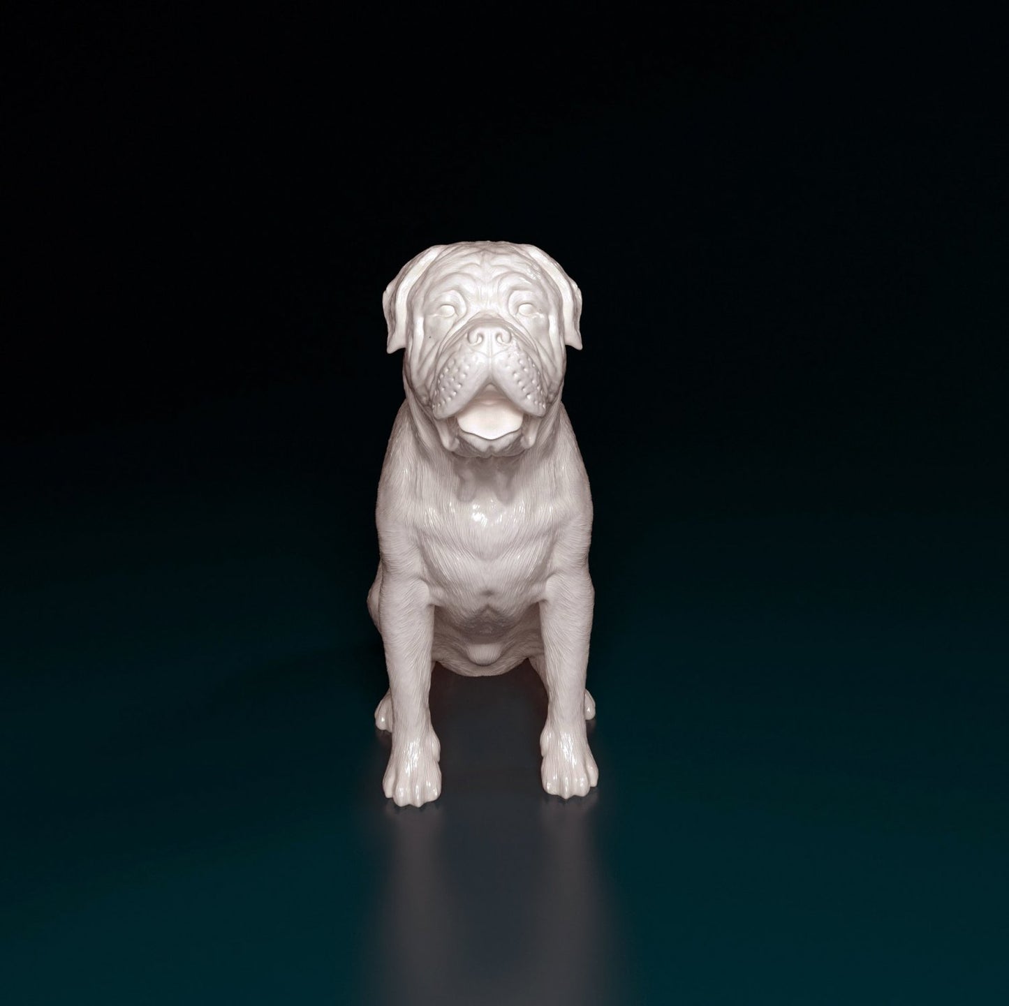 Bullmastif artist resin - white resin ready to prep / paint ALL SCALES