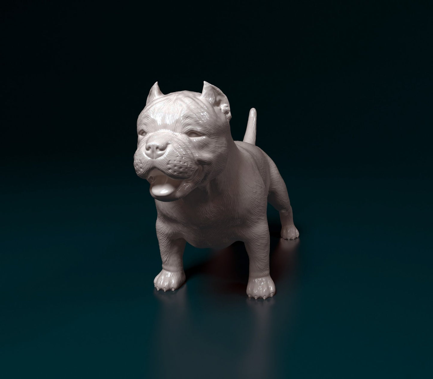 Bully pup artist resin - white resin ready to prep / paint ALL SCALES