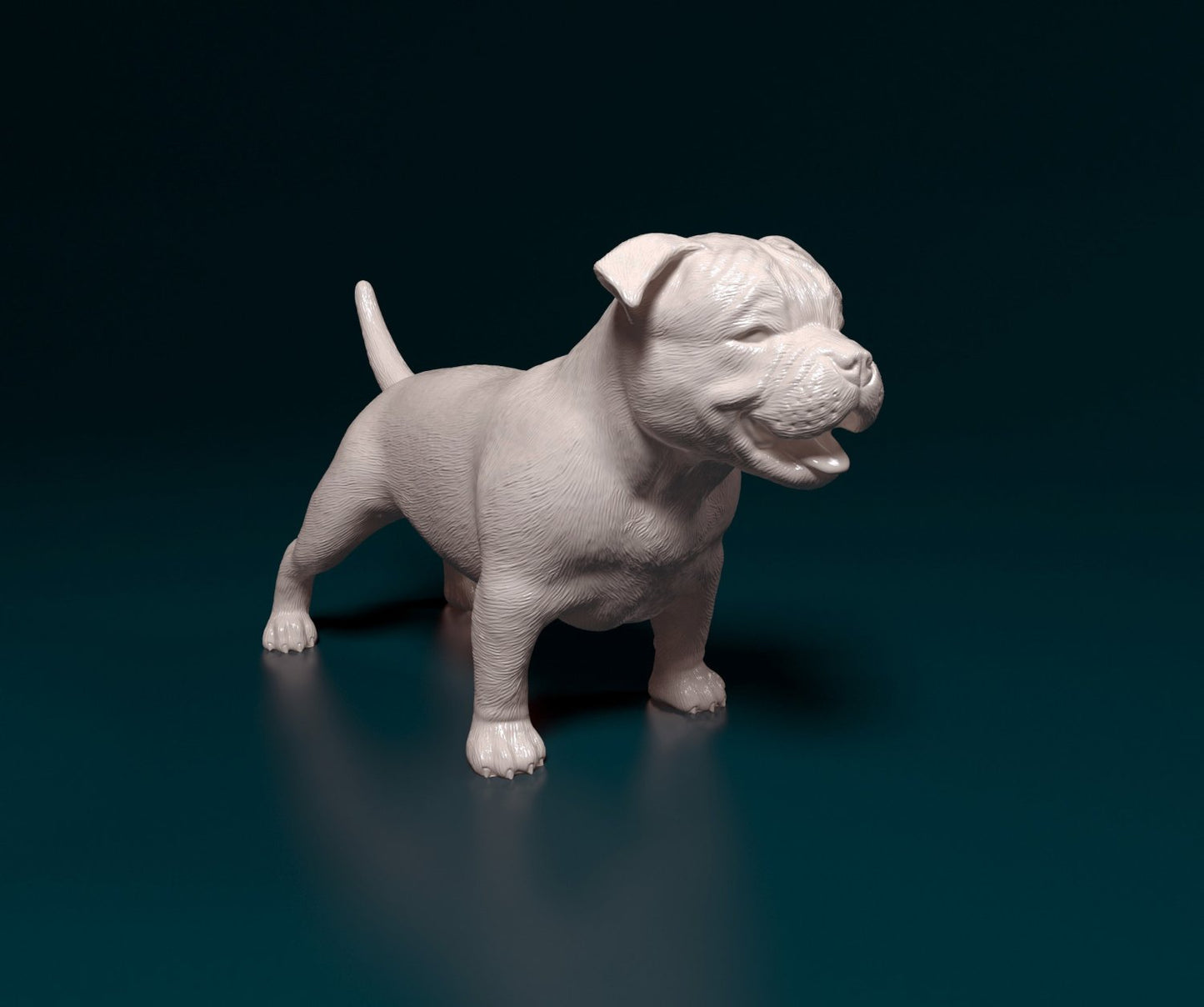 Bully pup artist resin - white resin ready to prep / paint ALL SCALES