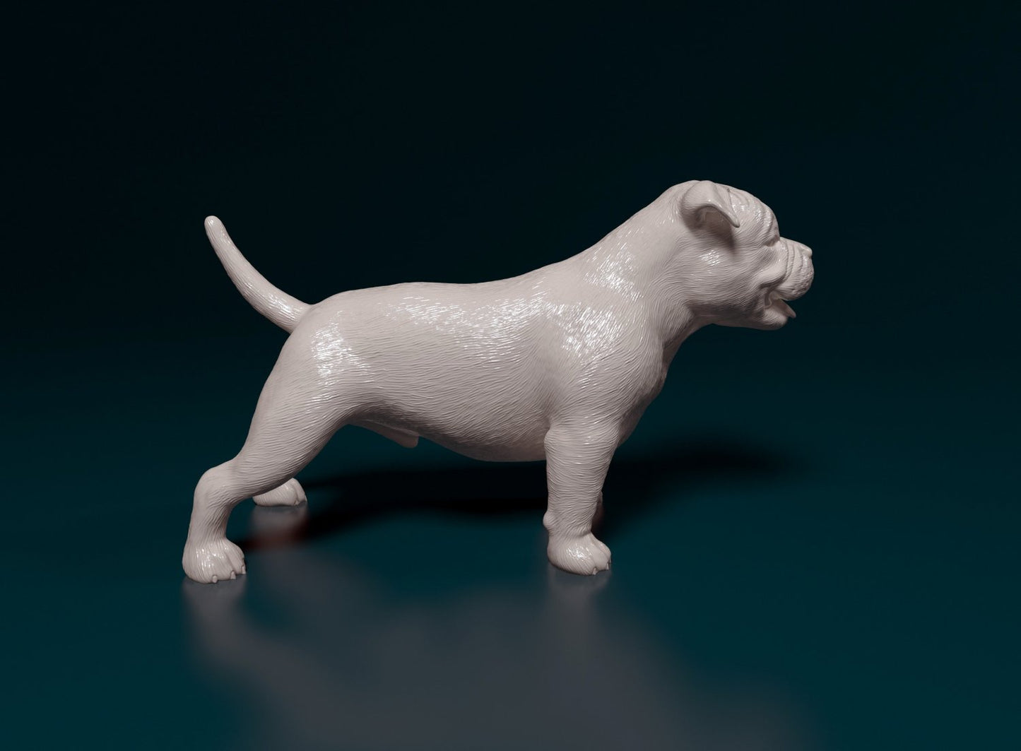 Bully pup artist resin - white resin ready to prep / paint ALL SCALES