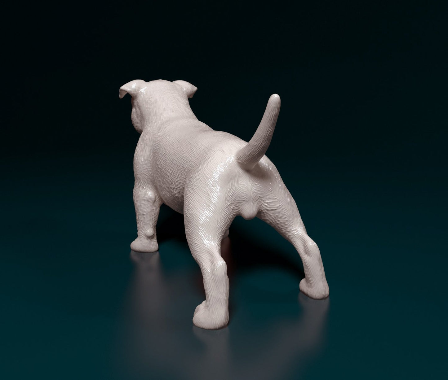 Bully pup artist resin - white resin ready to prep / paint ALL SCALES