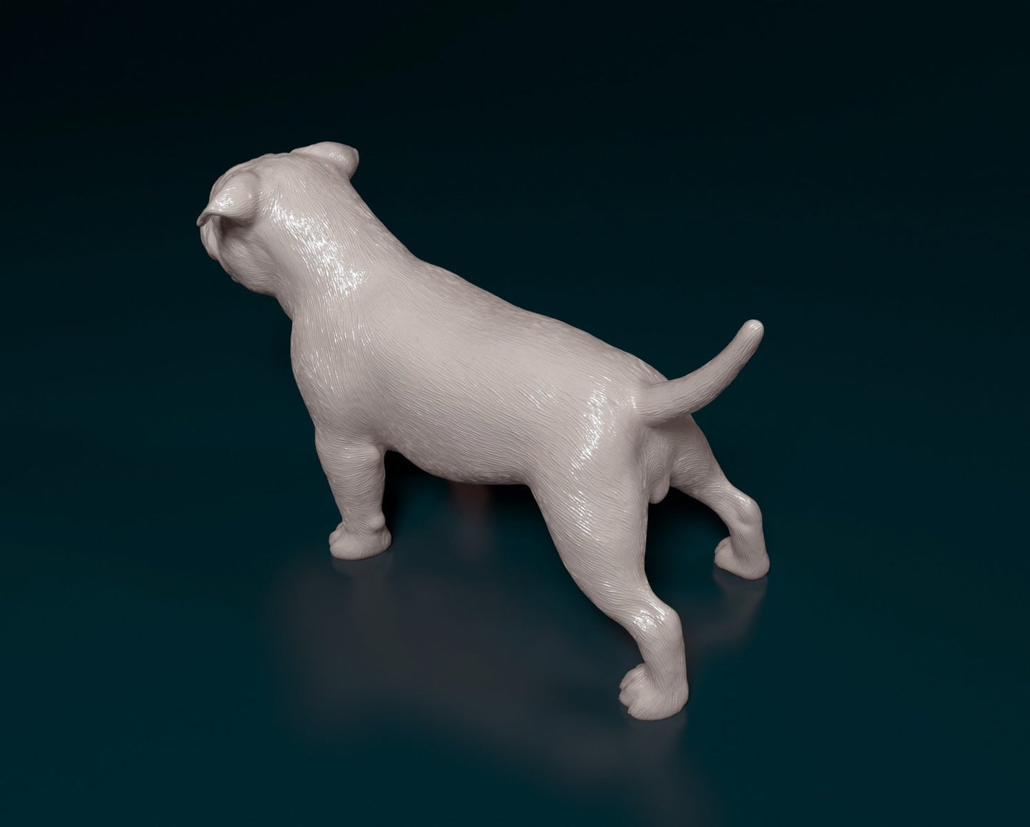 Bully pup artist resin - white resin ready to prep / paint ALL SCALES