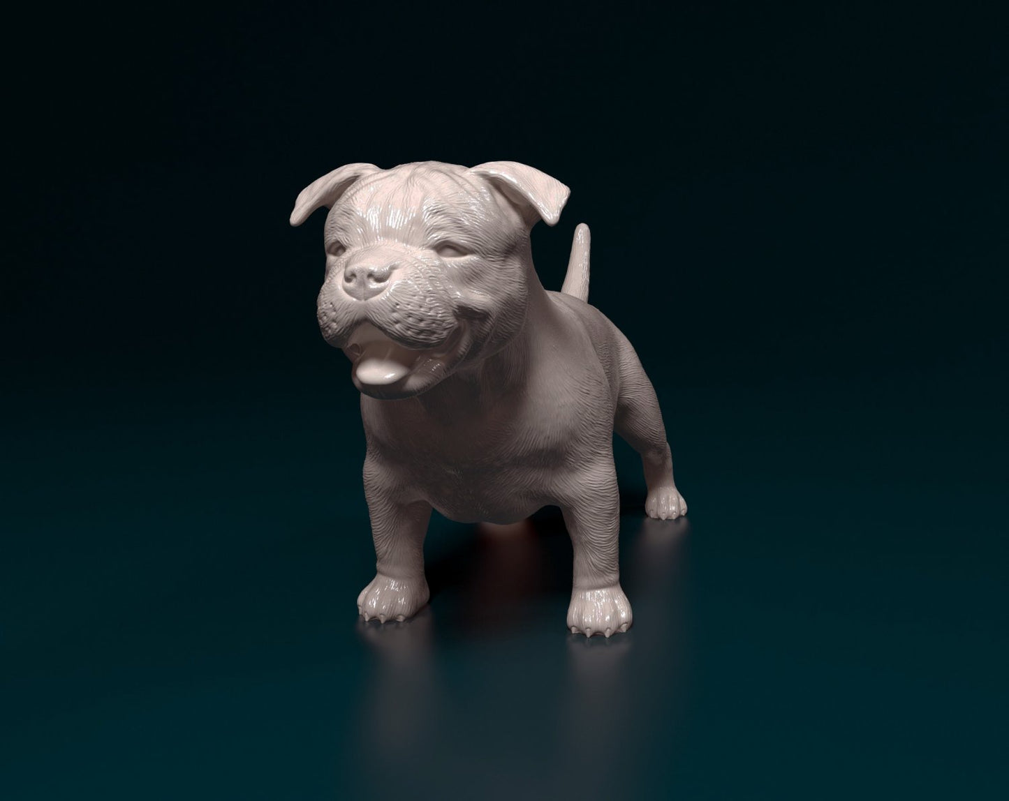 Bully pup artist resin - white resin ready to prep / paint ALL SCALES