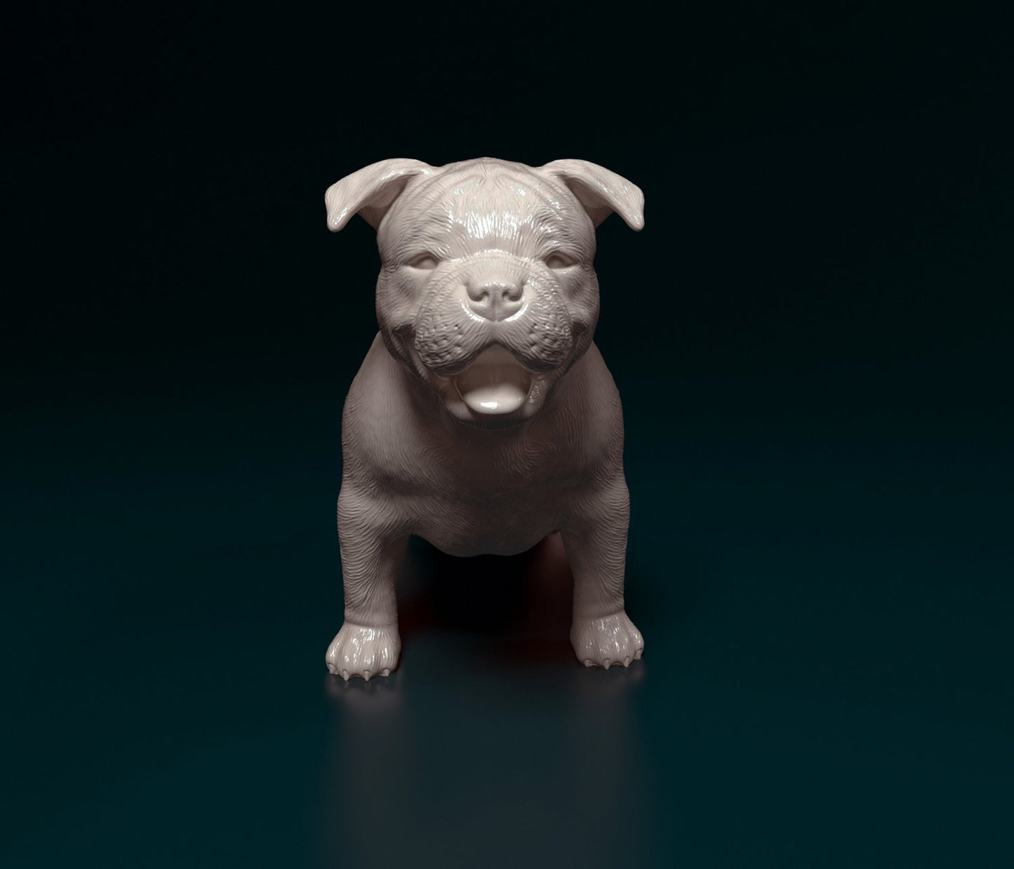 Bully pup artist resin - white resin ready to prep / paint ALL SCALES