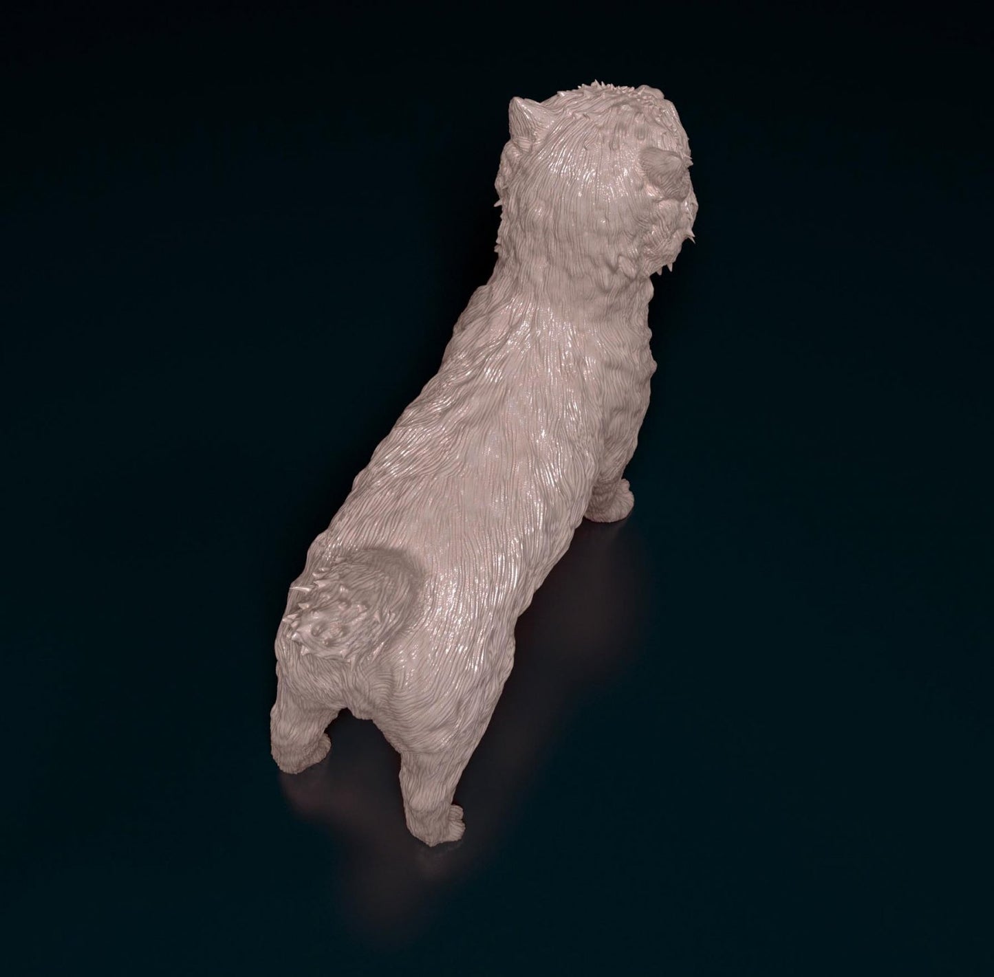 Cairn terrier artist resin - white resin ready to prep / paint ALL SCALES