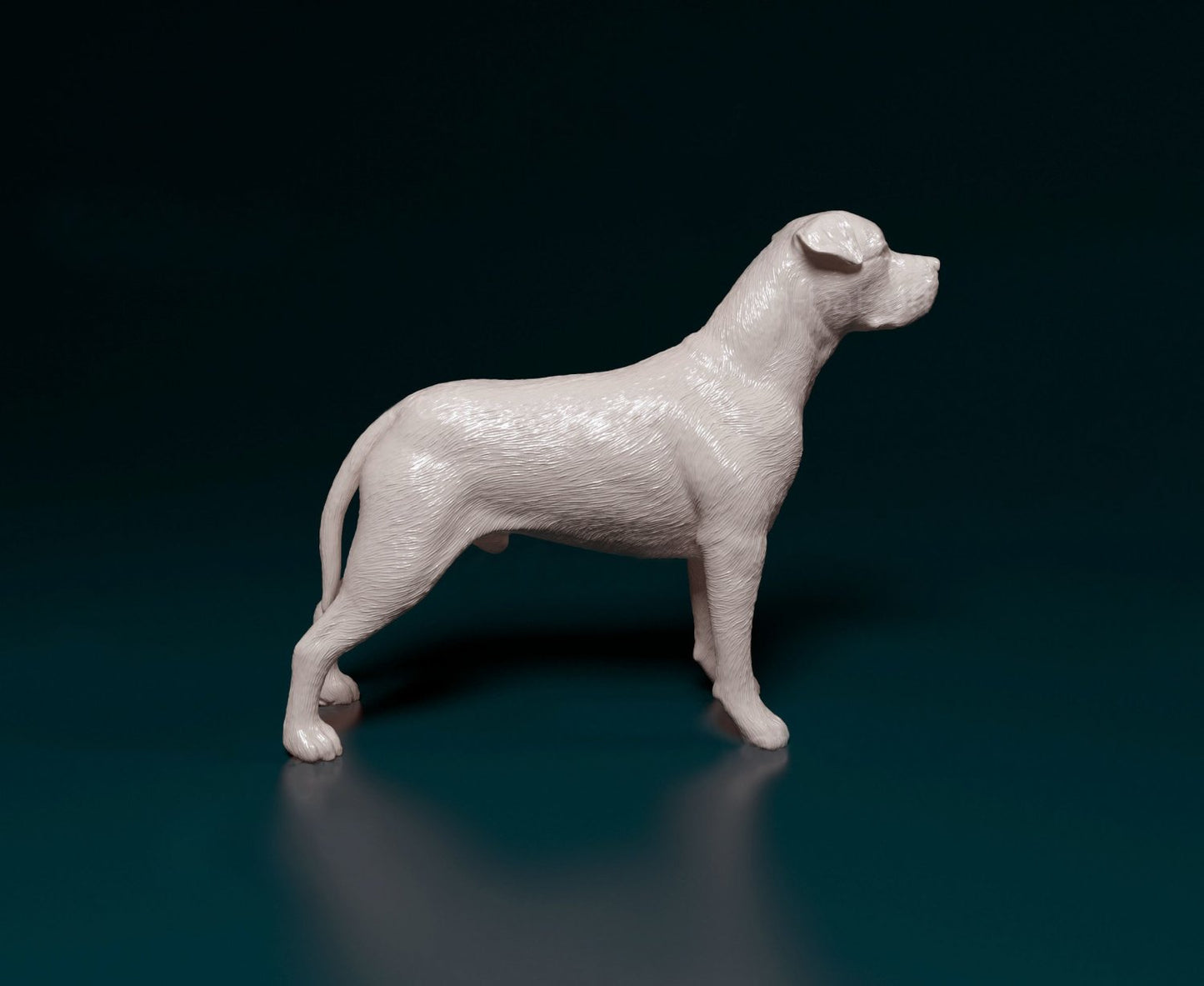 Cane Corso 2 artist resin - white resin ready to prep / paint ALL SCALES