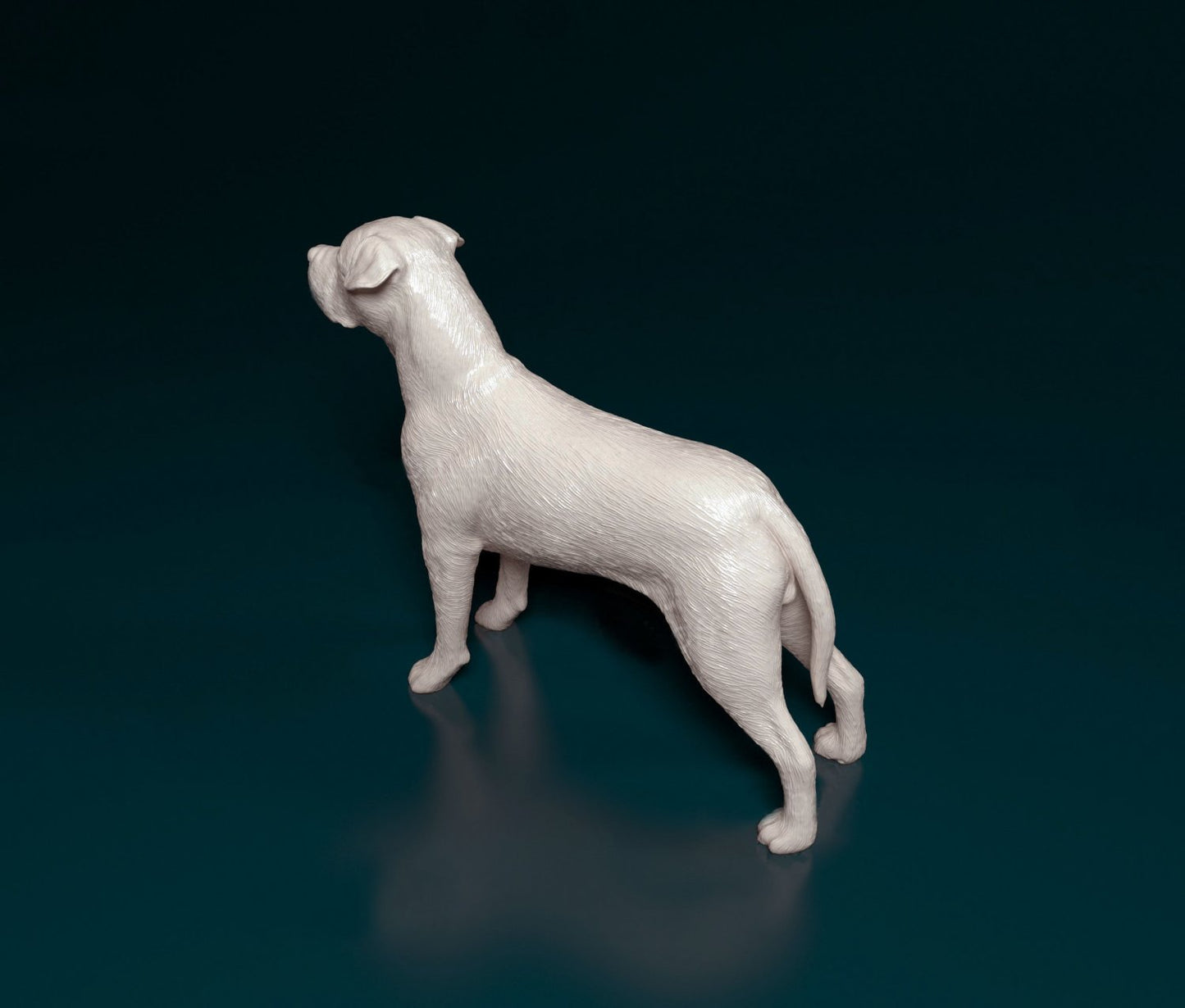 Cane Corso 2 artist resin - white resin ready to prep / paint ALL SCALES