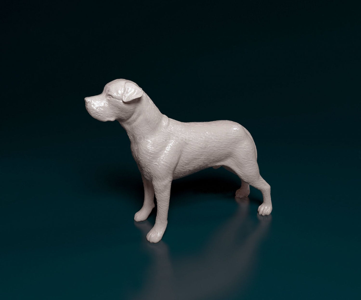 Cane Corso 2 artist resin - white resin ready to prep / paint ALL SCALES