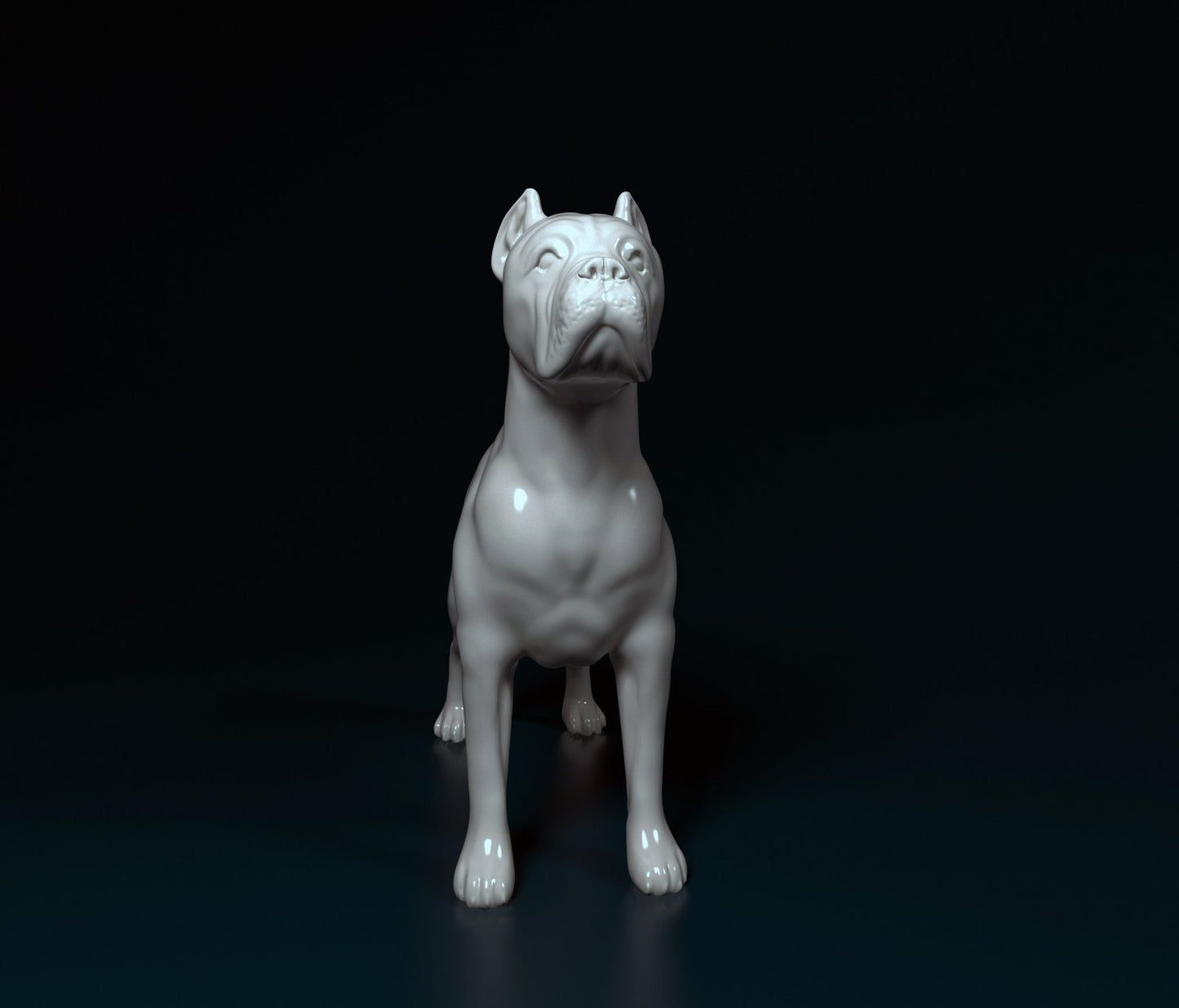Cane Corso artist resin - white resin ready to prep / paint ALL SCALES
