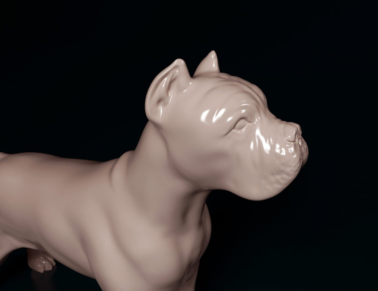 Cane Corso artist resin - white resin ready to prep / paint ALL SCALES