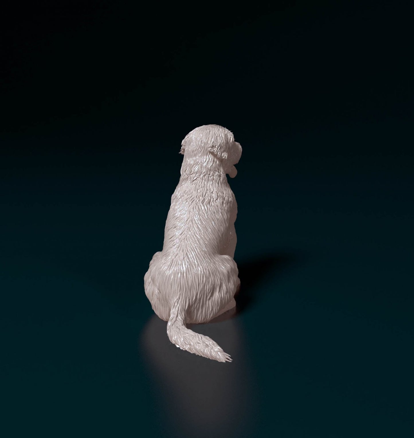 Catalan sheepdog artist resin - white resin ready to prep / paint ALL SCALES