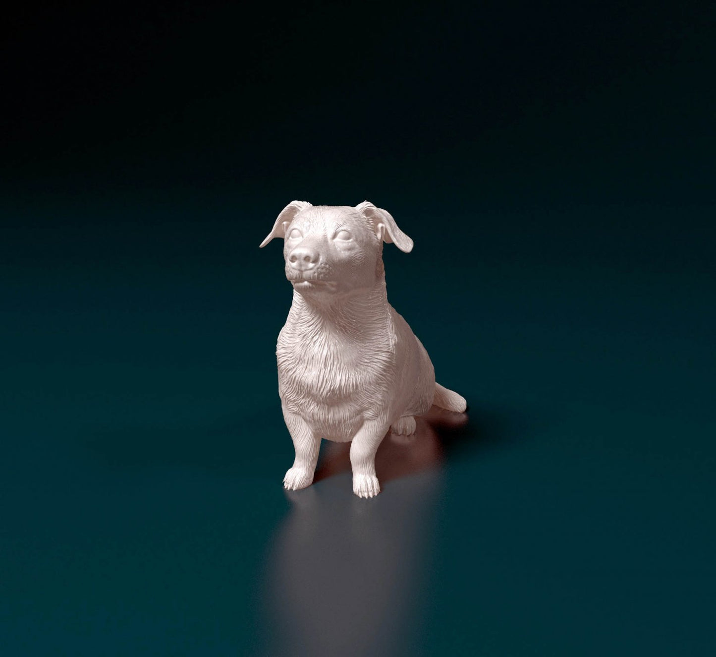 Corgi cross artist resin - white resin ready to prep / paint ALL SCALES