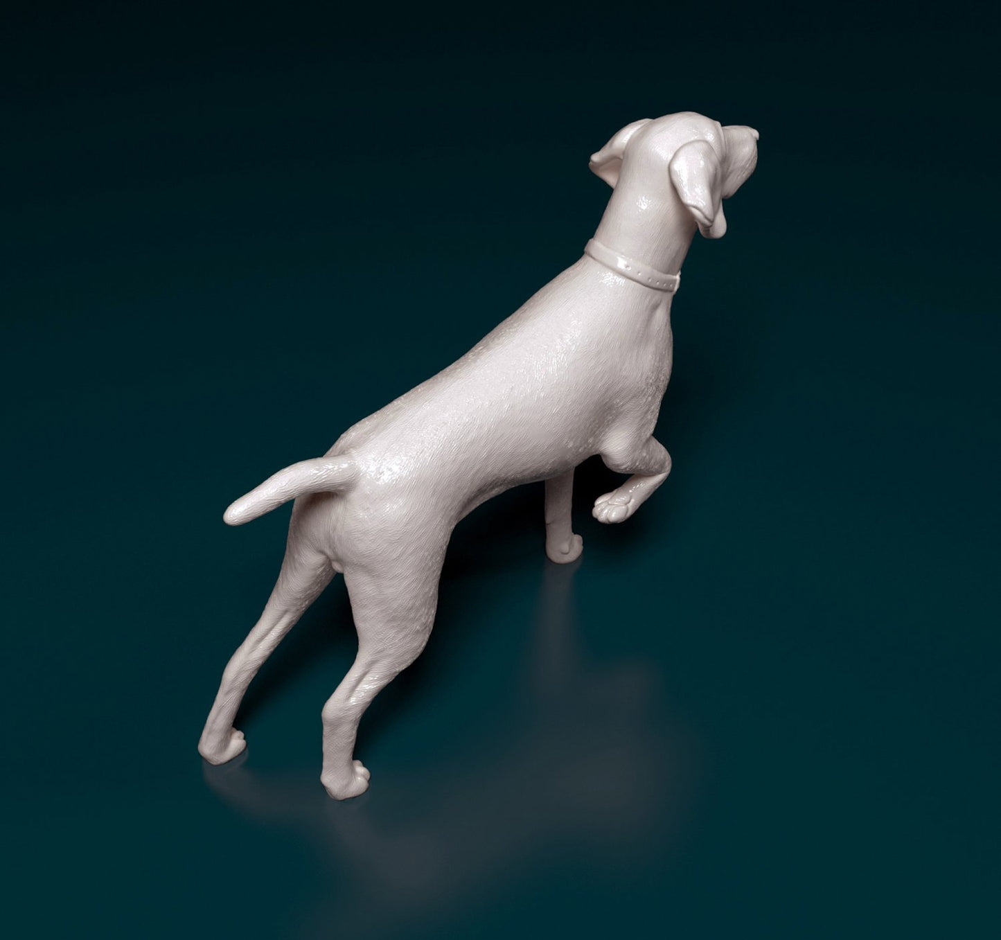 German shorthaired pointer artist resin - white resin ready to prep / paint ALL SCALES