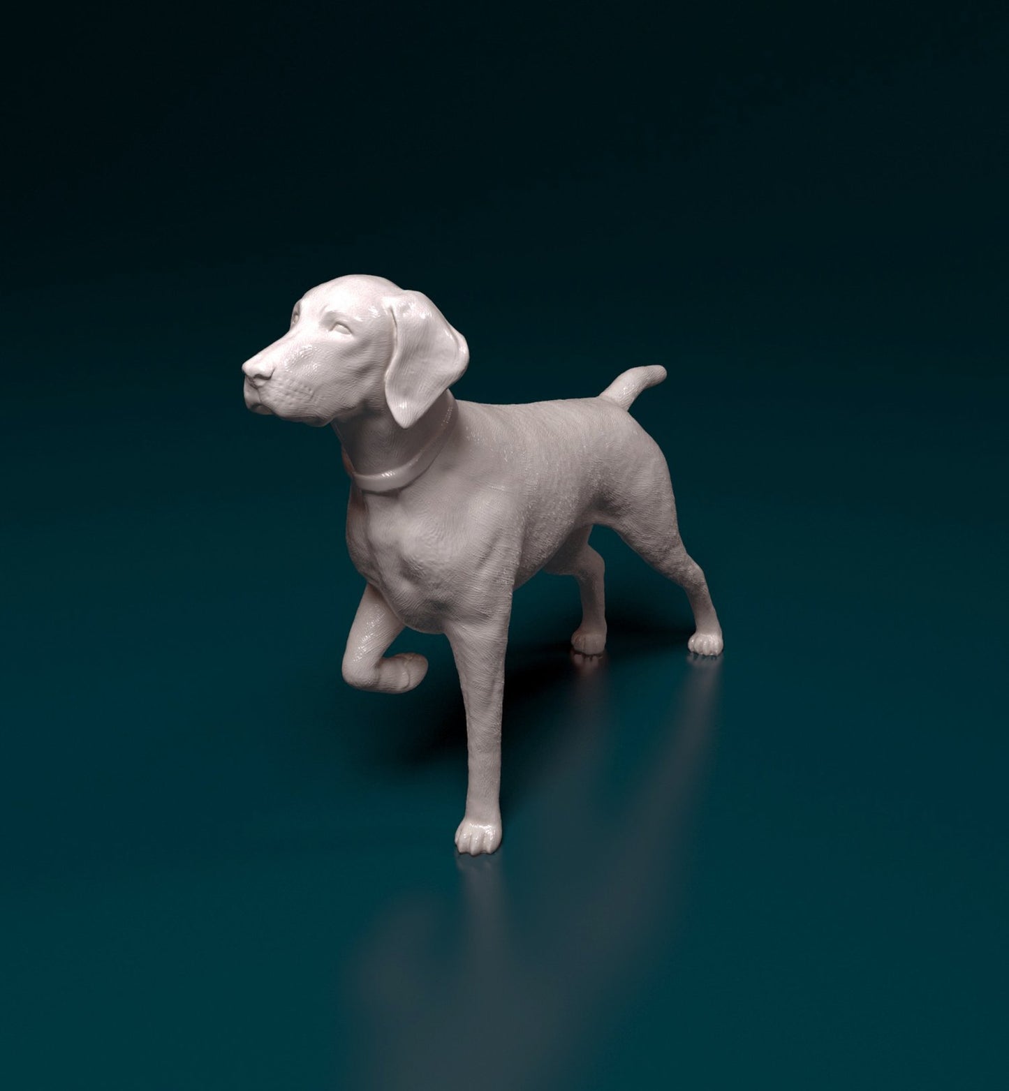 German shorthaired pointer artist resin - white resin ready to prep / paint ALL SCALES