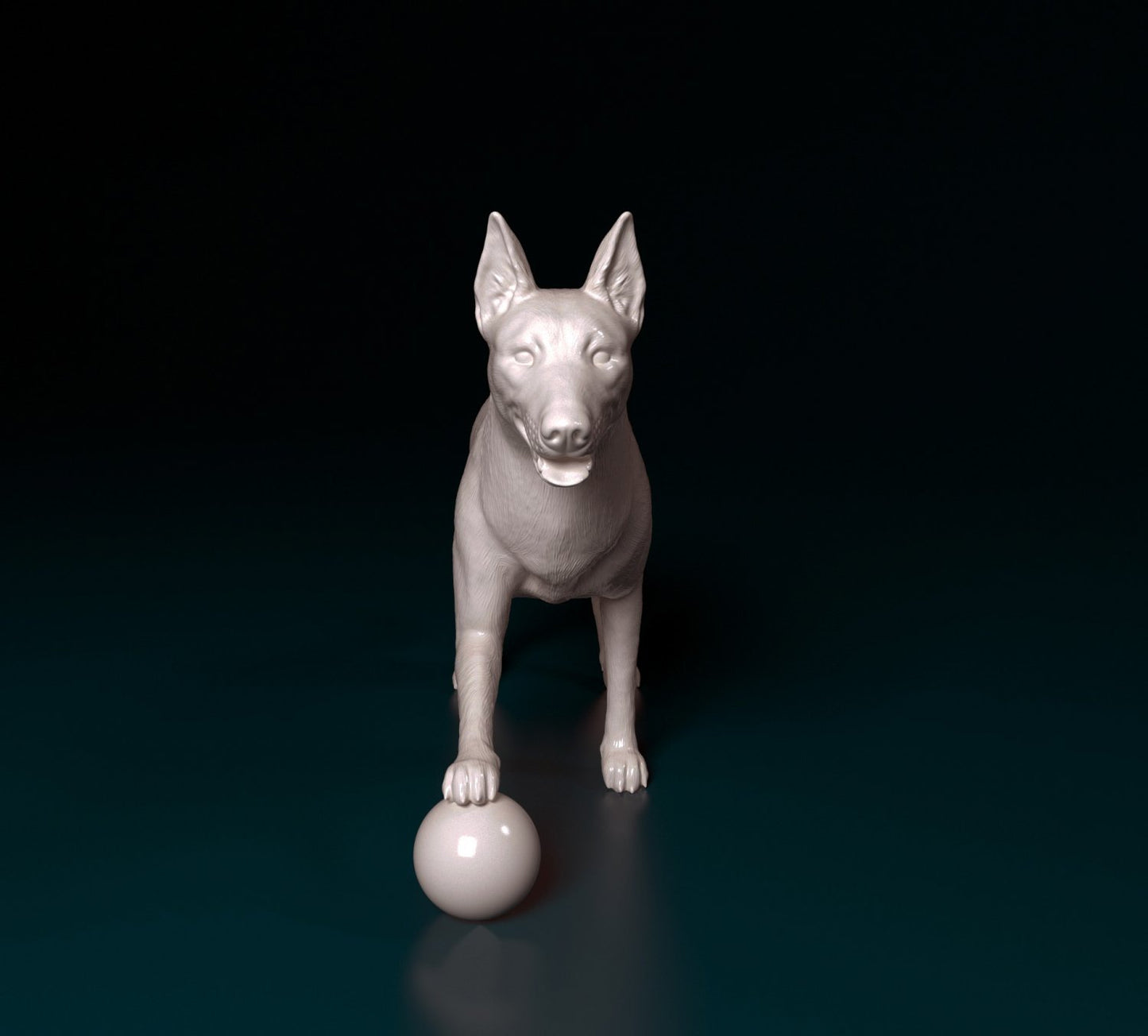 Dog will ball artist resin - white resin ready to prep / paint ALL SCALES