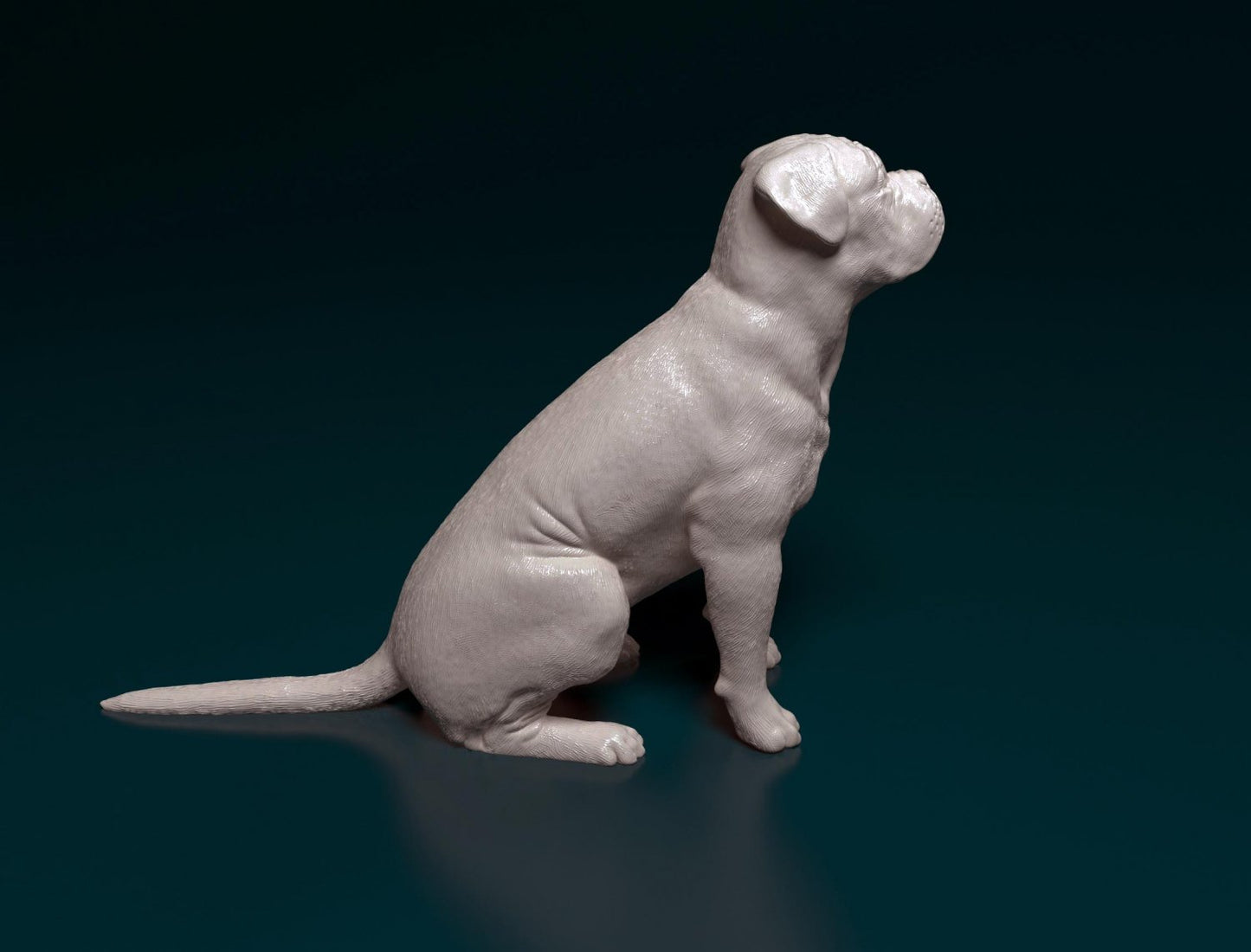 Copy of Dogue de Bordeaux 2 artist resin - white resin ready to prep / paint ALL SCALES