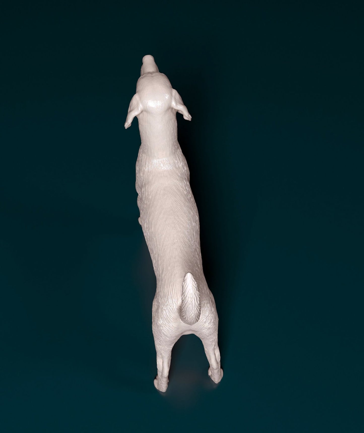 English foxhund artist resin - white resin ready to prep / paint ALL SCALES